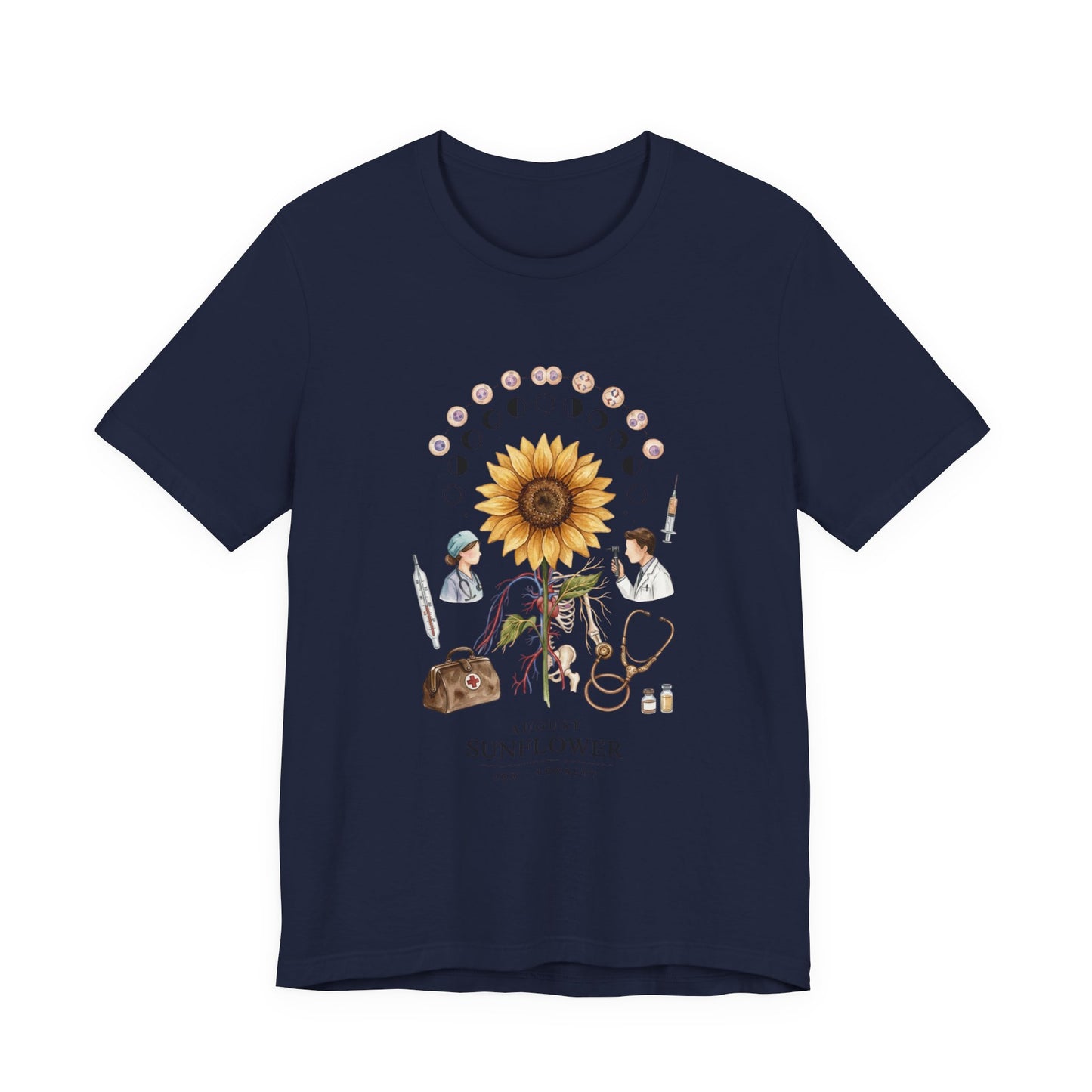 Sunflower Birth Flower Tee | Birth Month Botanical Shirt