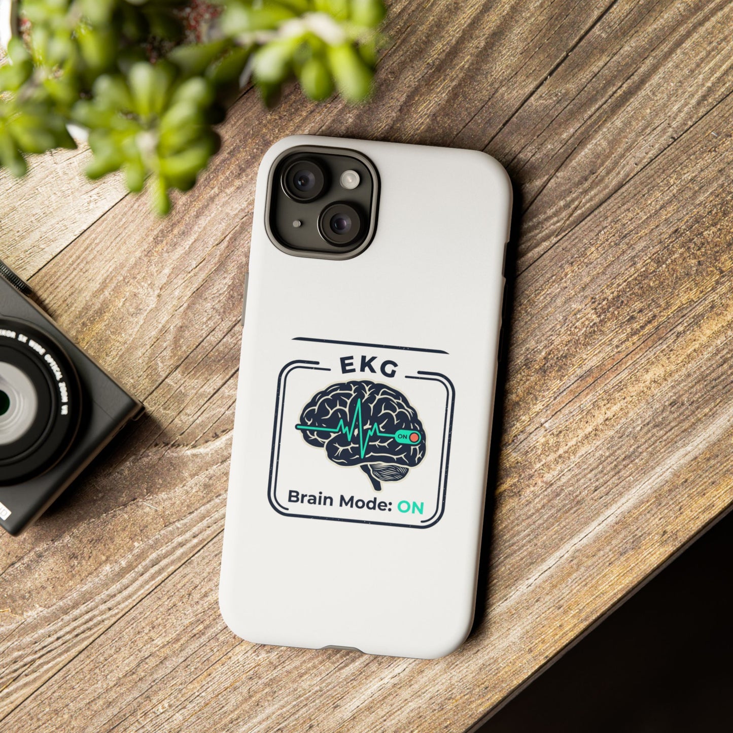 Tough Cases — 'EKG Brain Mode: ON' Phone Case
