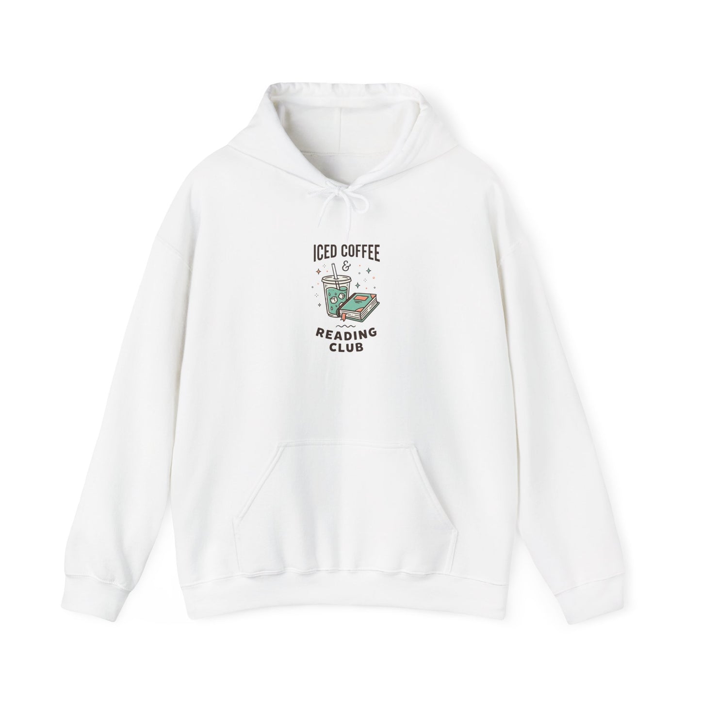Iced Coffee Reading Club Hoodie | Book Girl Summer, BookTok Aesthetic