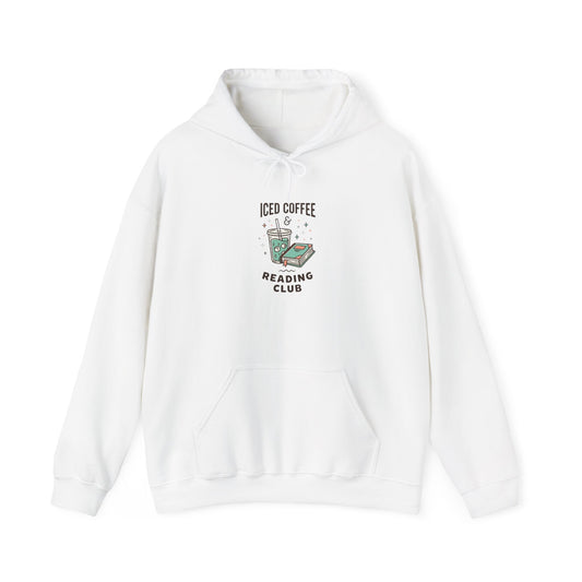 Iced Coffee Reading Club Hoodie | Book Girl Summer, BookTok Aesthetic