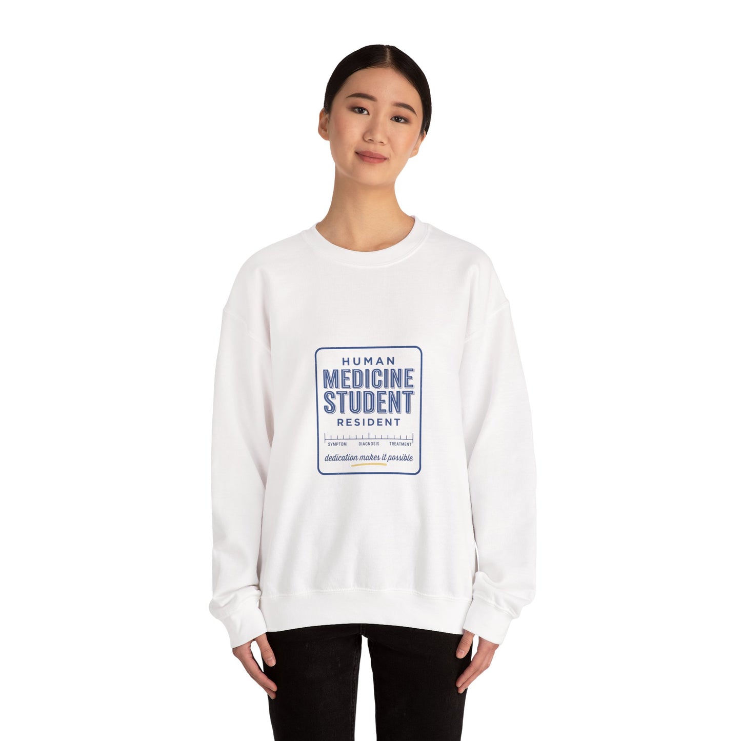 Medicine Student Sweatshirt | Vintage Badge Medical Student Crewneck