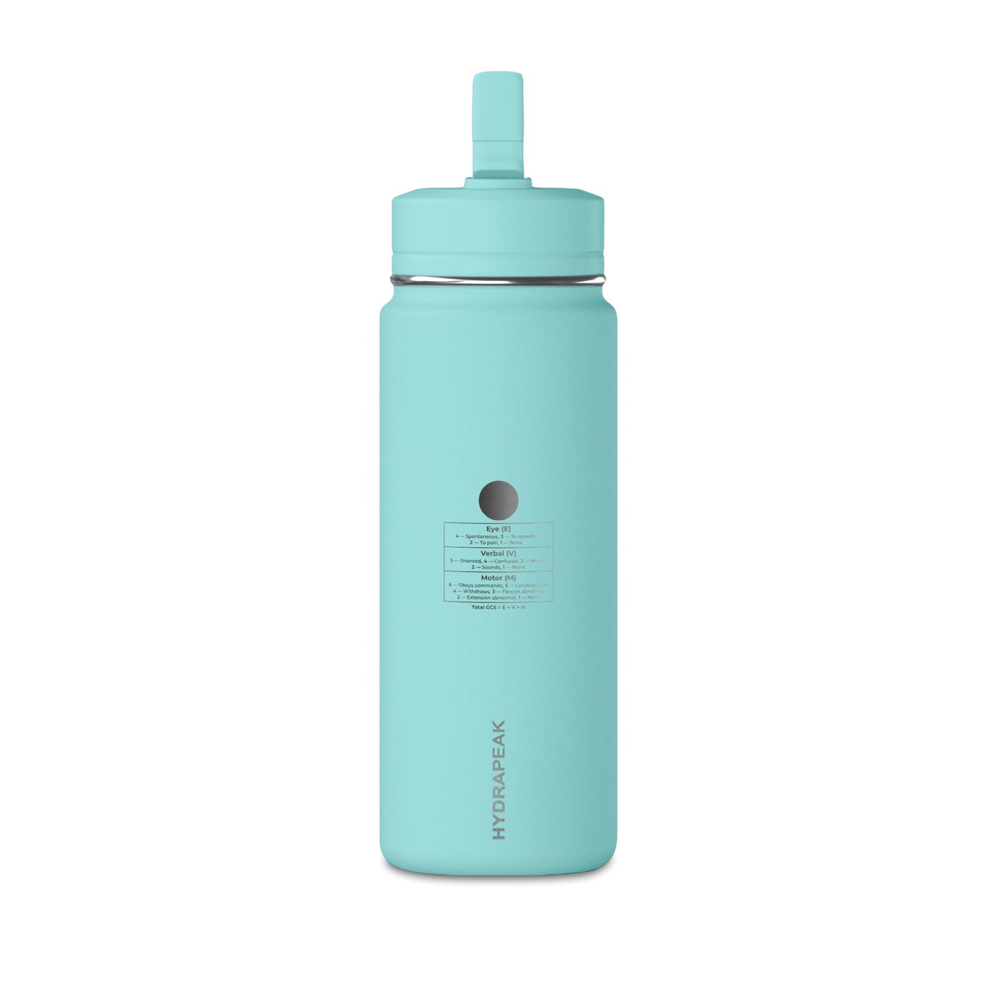 20oz Mini Water Bottle - Compact Insulated Sports Bottle with Straw Cap