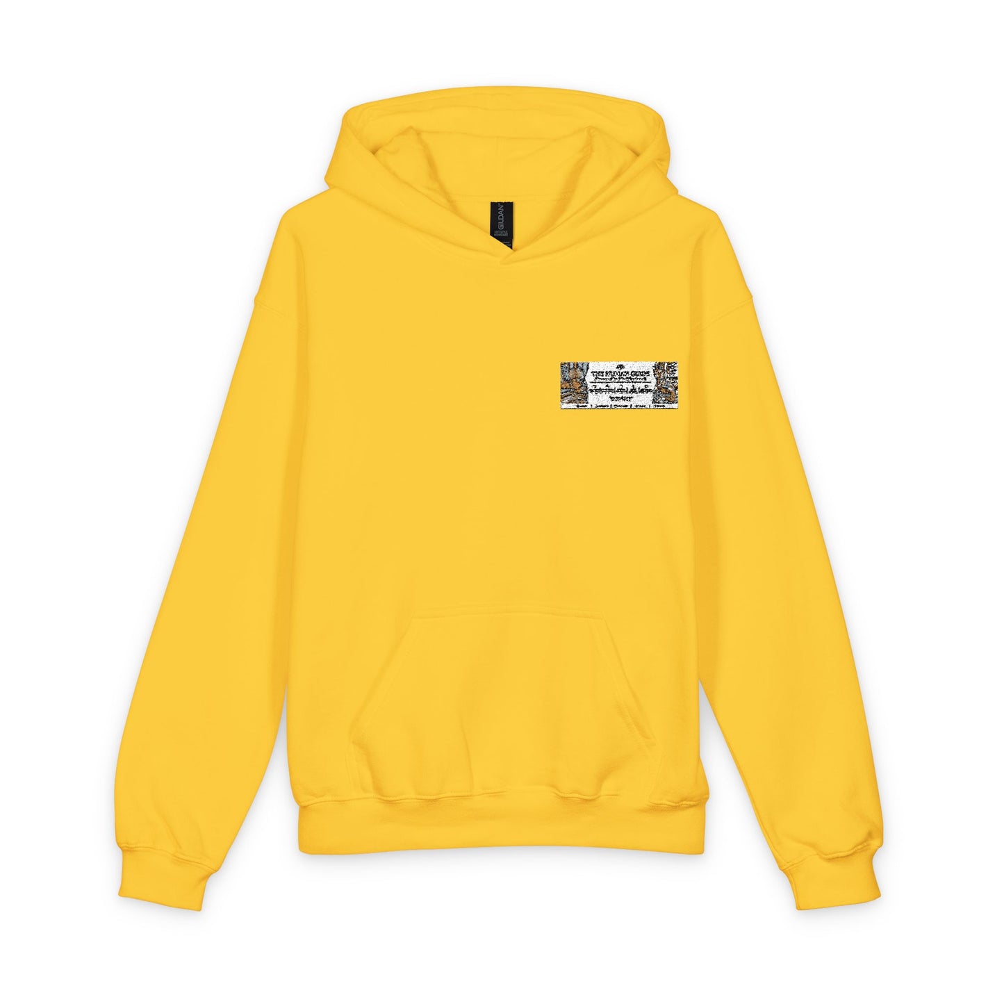 Youth Hoodie — Cute Paw Print "Best Cat Dad Ever" Pocket Design