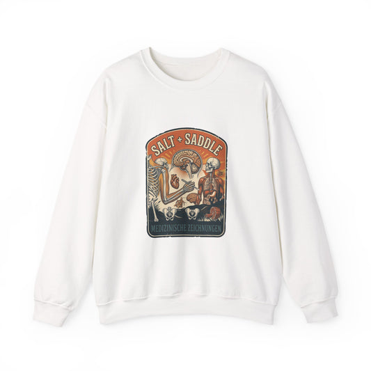 Salt & Saddle Retro Western Crewneck Sweatshirt | Coastal Cowgirl Country Aesthetic
