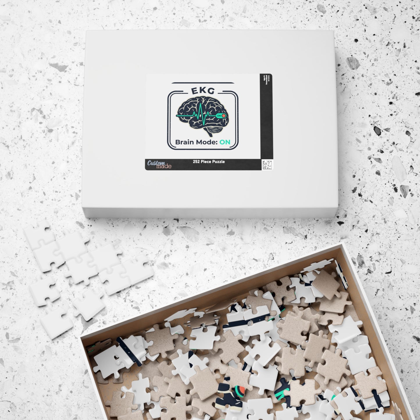 Brain Mode: ON Puzzle — EKG Brain Jigsaw (110–1014 pcs)
