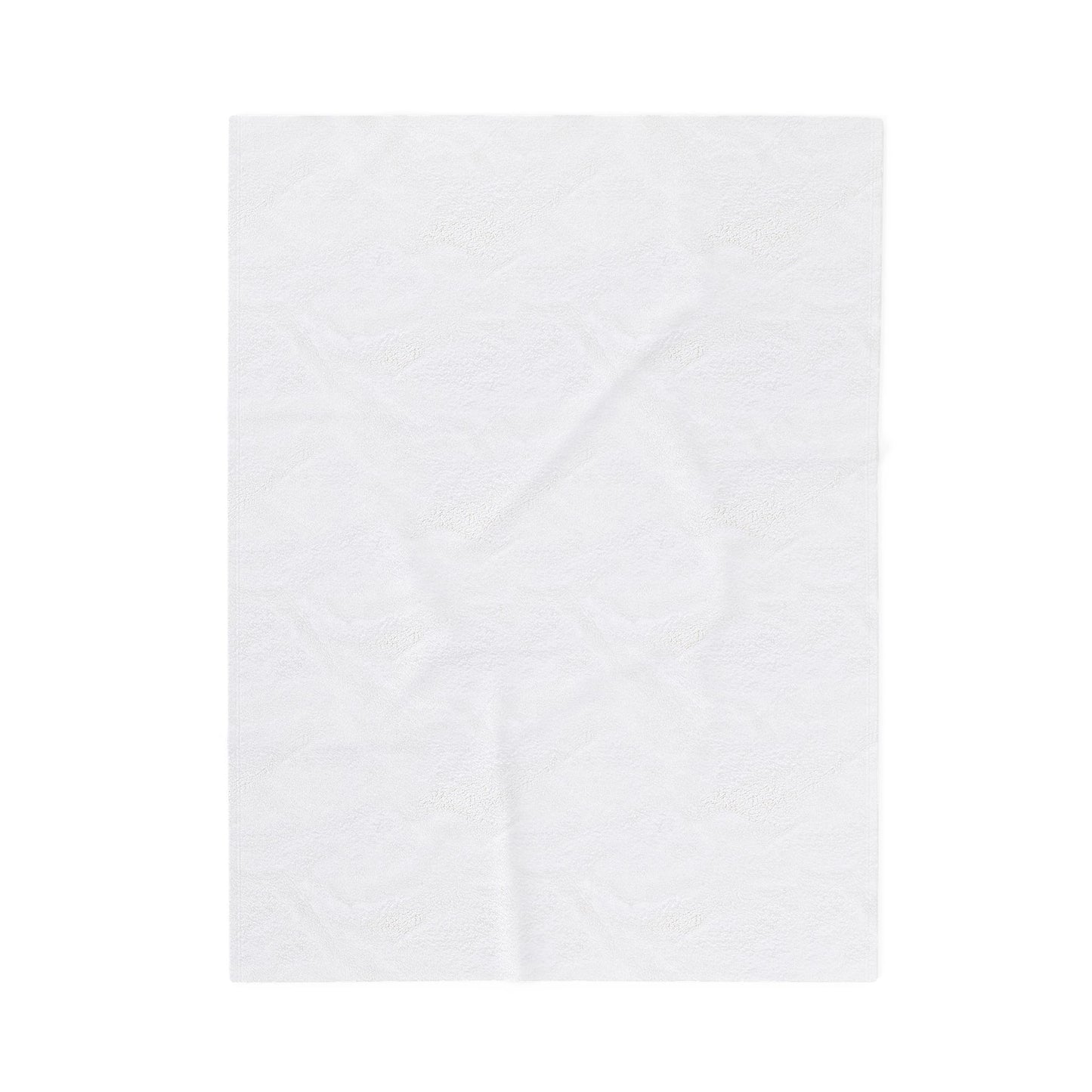 Cozy Velveteen Plush Blanket — “I’m Almost There” Retro Badge Pattern