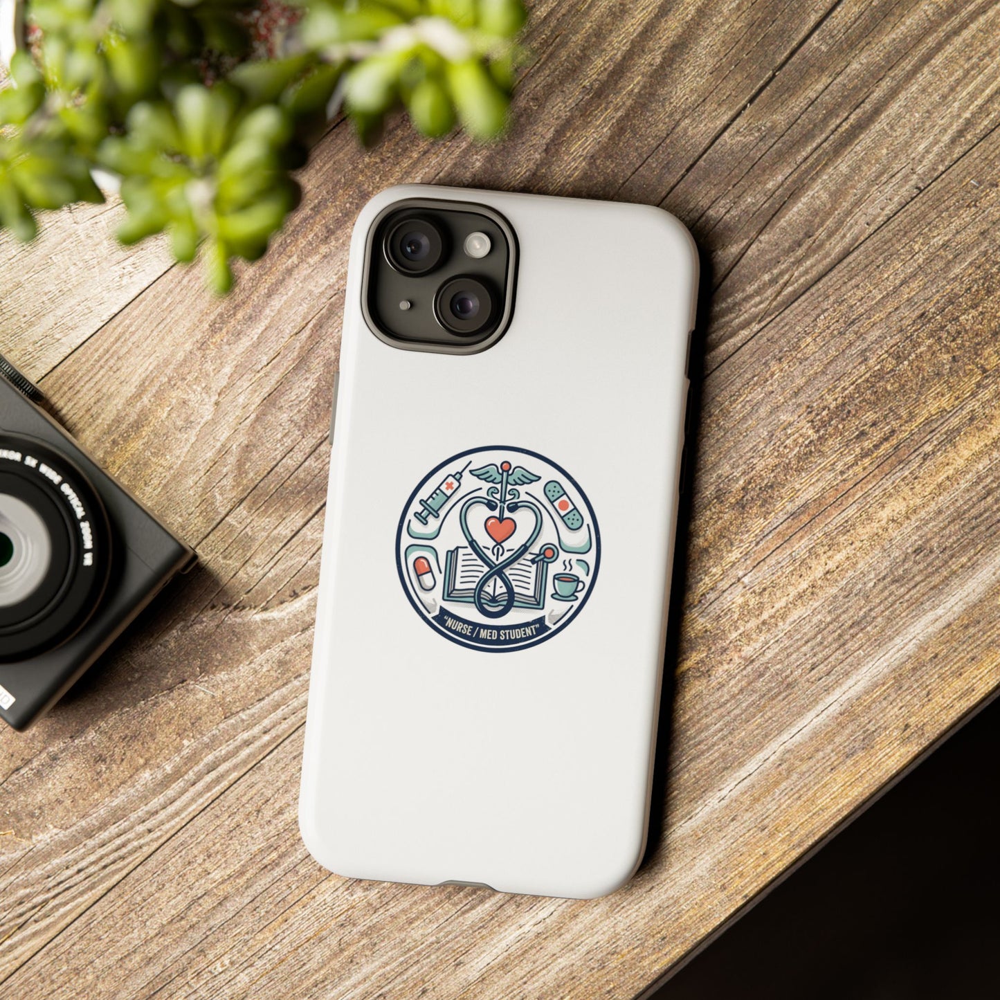 Nurse Aesthetic Tough Case — Medical Student Phone Case