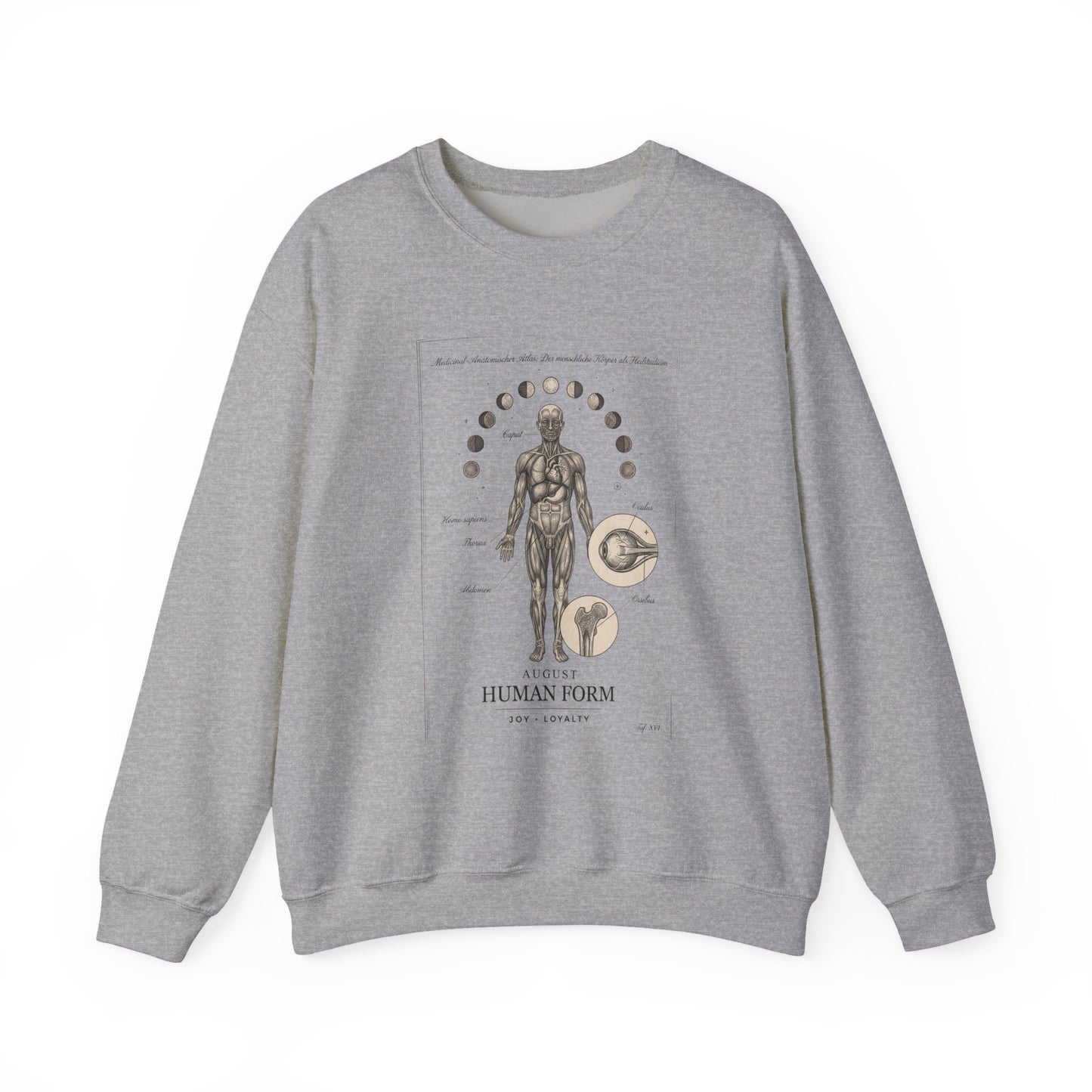 Birth Flower Botanical Crewneck Sweatshirt | Birth Month Floral Illustration