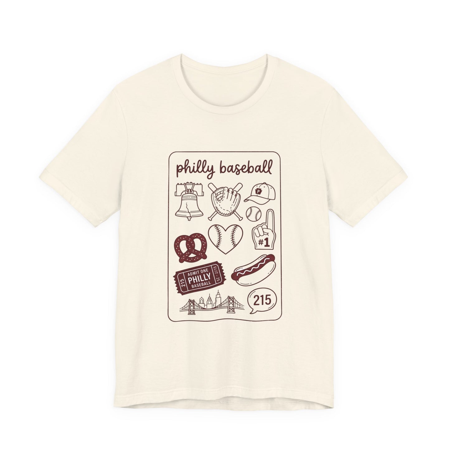 Philly Baseball Icons Tee | City Pride, Local Sportswear