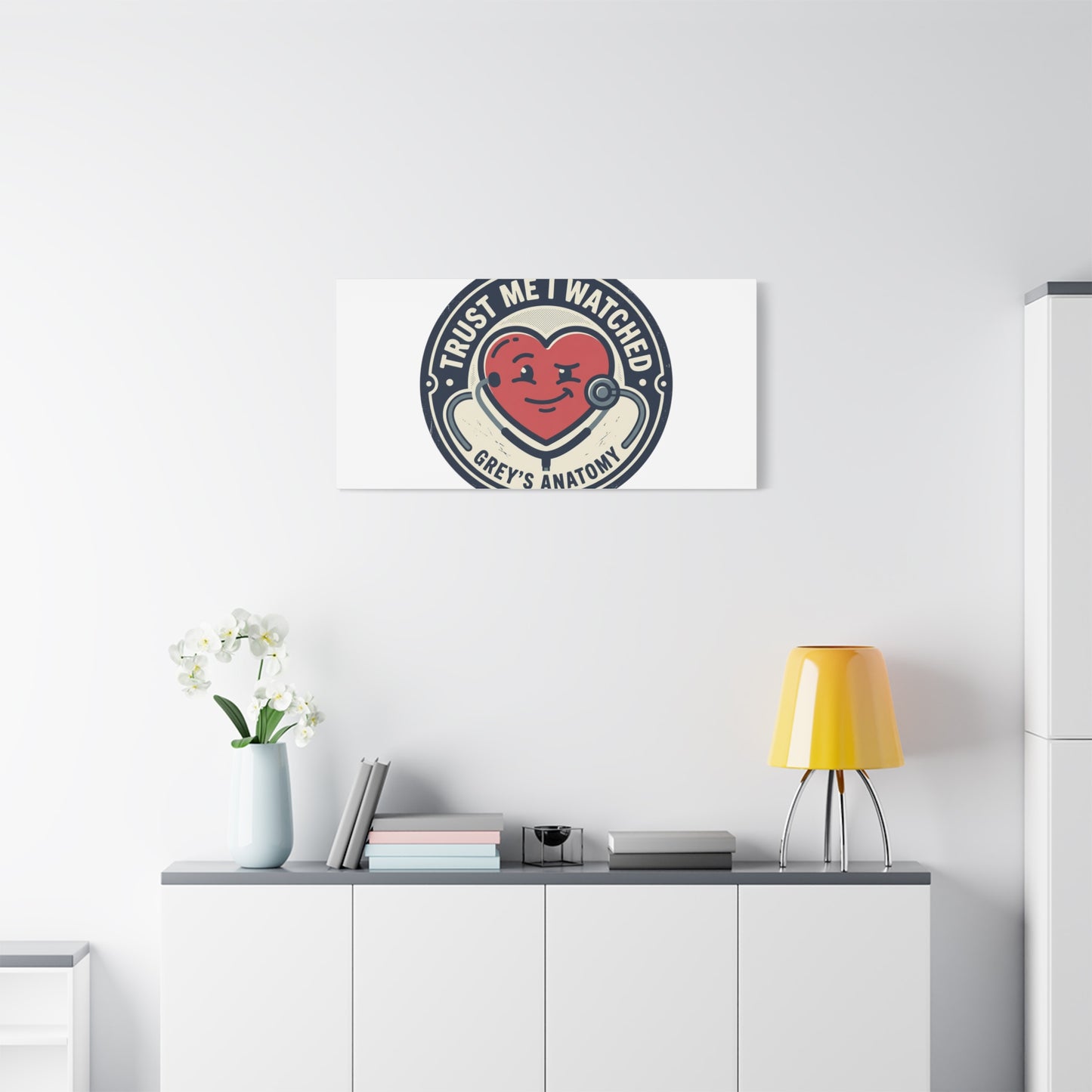'Trust Me I Watched Grey’s Anatomy' Matte Canvas Wall Art