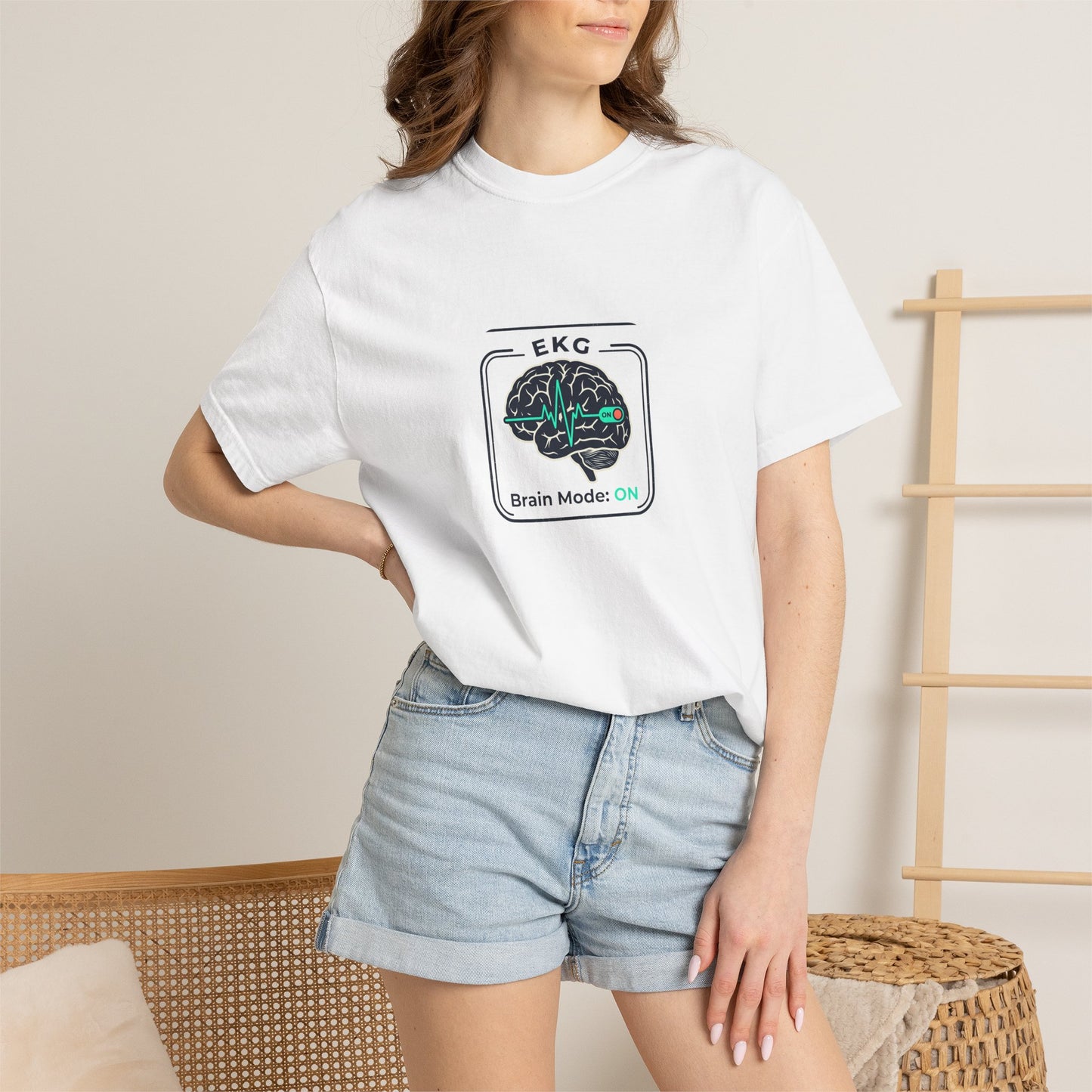 EKG Brain Mode: ON T-Shirt