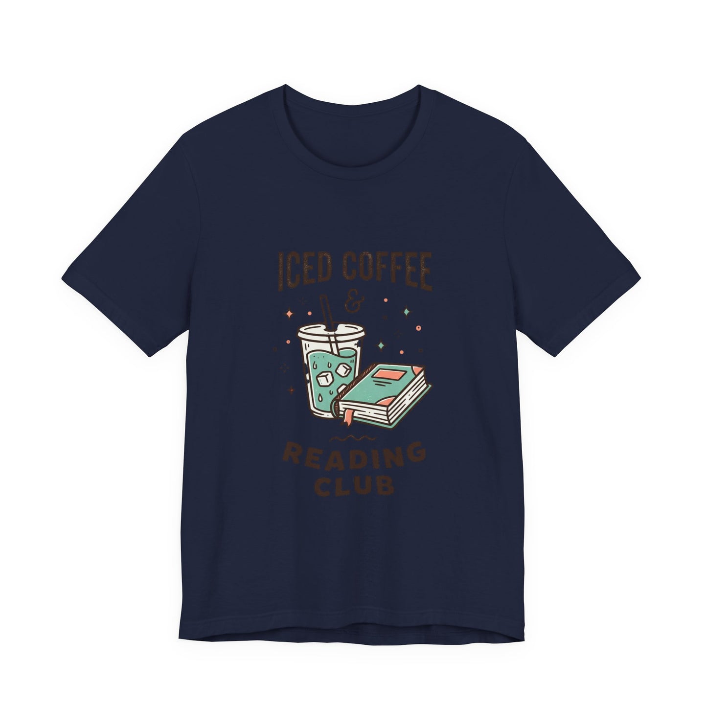 Iced Coffee & Reading Club Tee | Book Girl Summer, BookTok Aesthetic