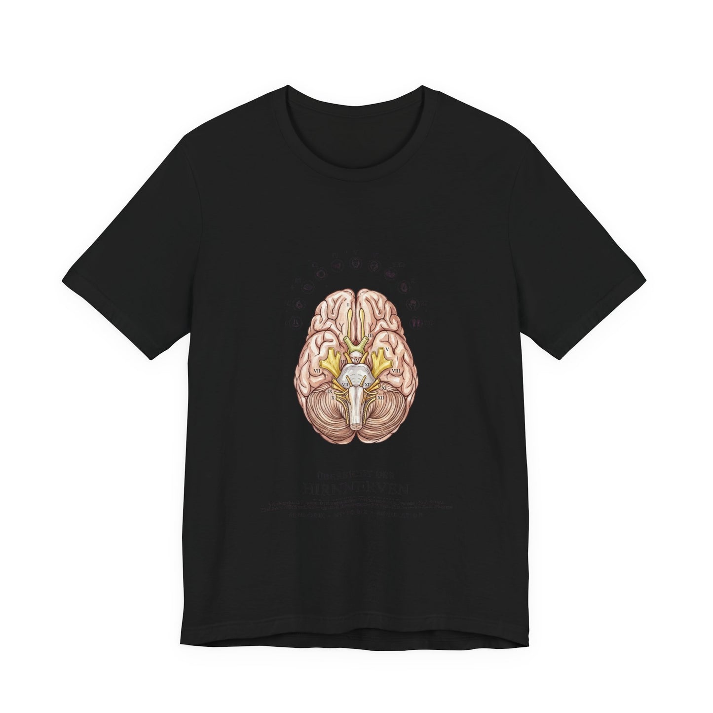 Anatomical Brain Floral Illustration Tee | Birth Flower, Botanical Anatomy