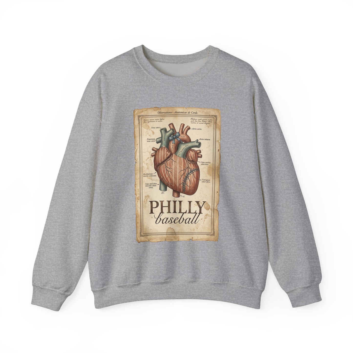 Philly Baseball Heart Sweatshirt | Regional City Pride, Sportswear