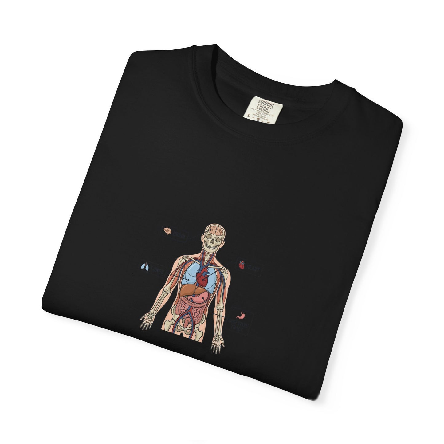 Human Anatomy Diagram T-Shirt — Medical Student Anatomy Tee