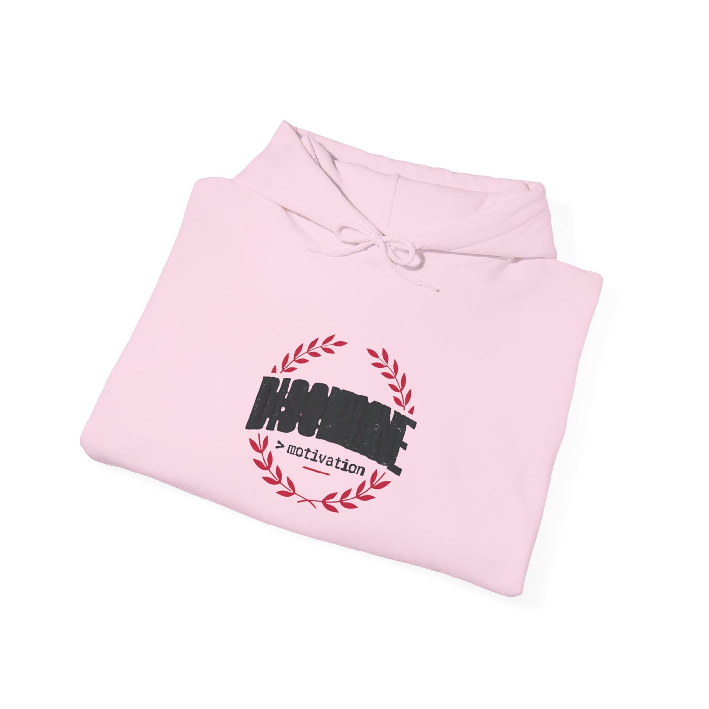 Discipline > Motivation Hoodie — Inspirational Athletic Sweatshirt