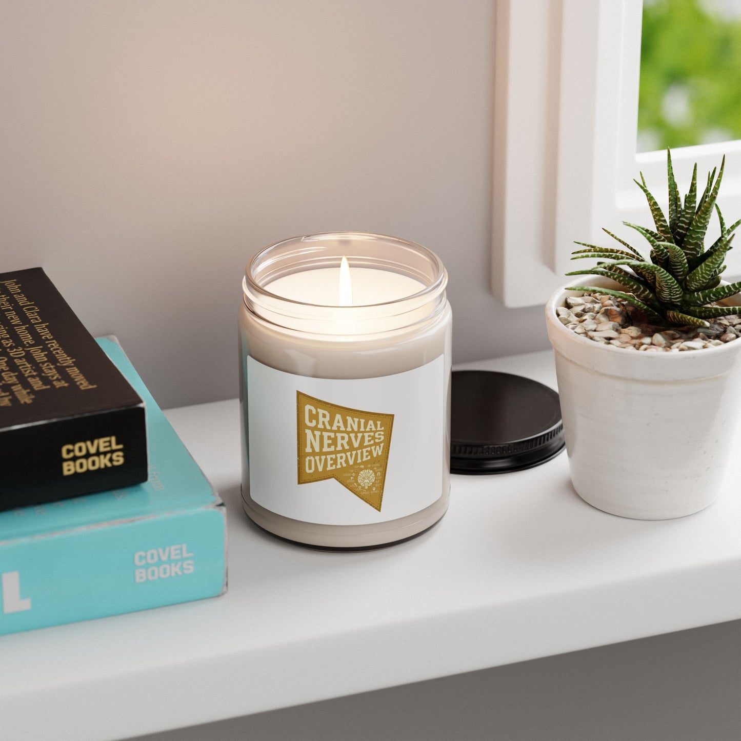 Retro Tiger Graphic Soy Candle, Easy Tiger summer vibe