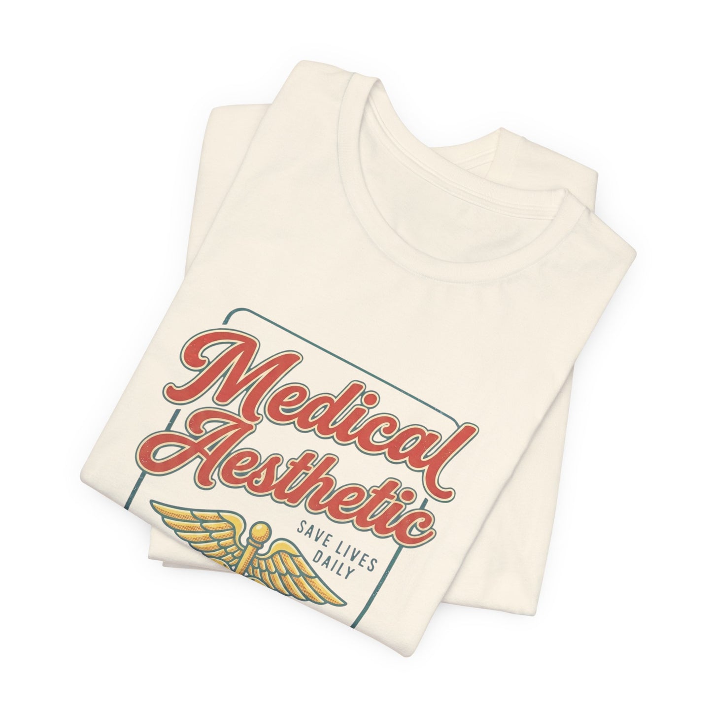 Medical Aesthetic Tee | Vintage Medical Graphic, Retro Typography