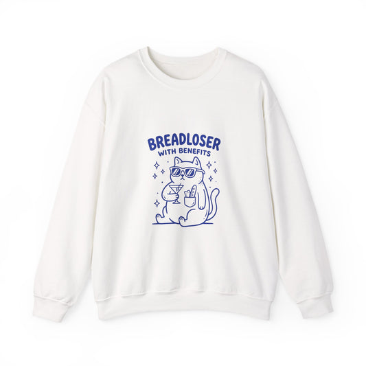 BREADLOSER CAT Sweatshirt | Primary Breadloser, Burnout Humor