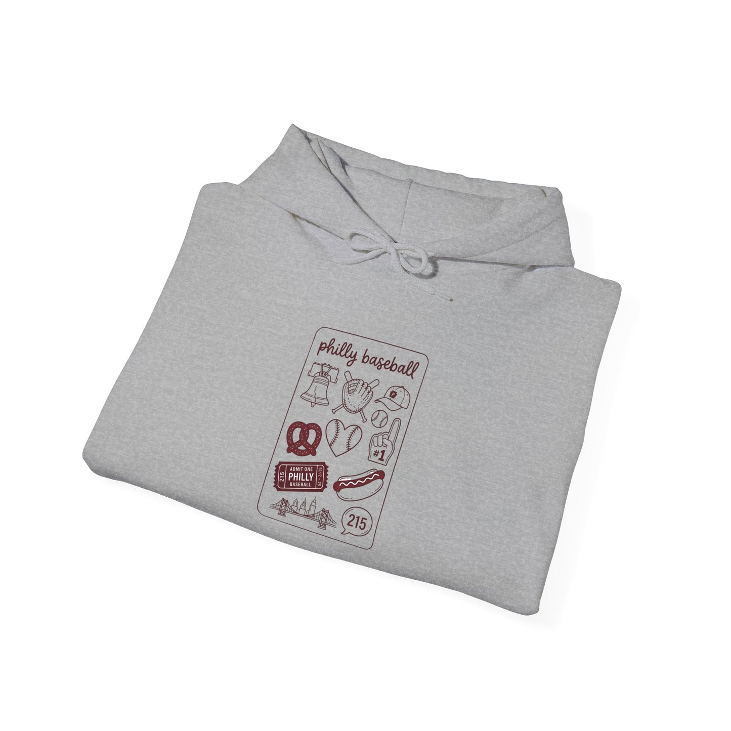 Philly Baseball Icons Hoodie | Philadelphia Pride, Local Fanwear