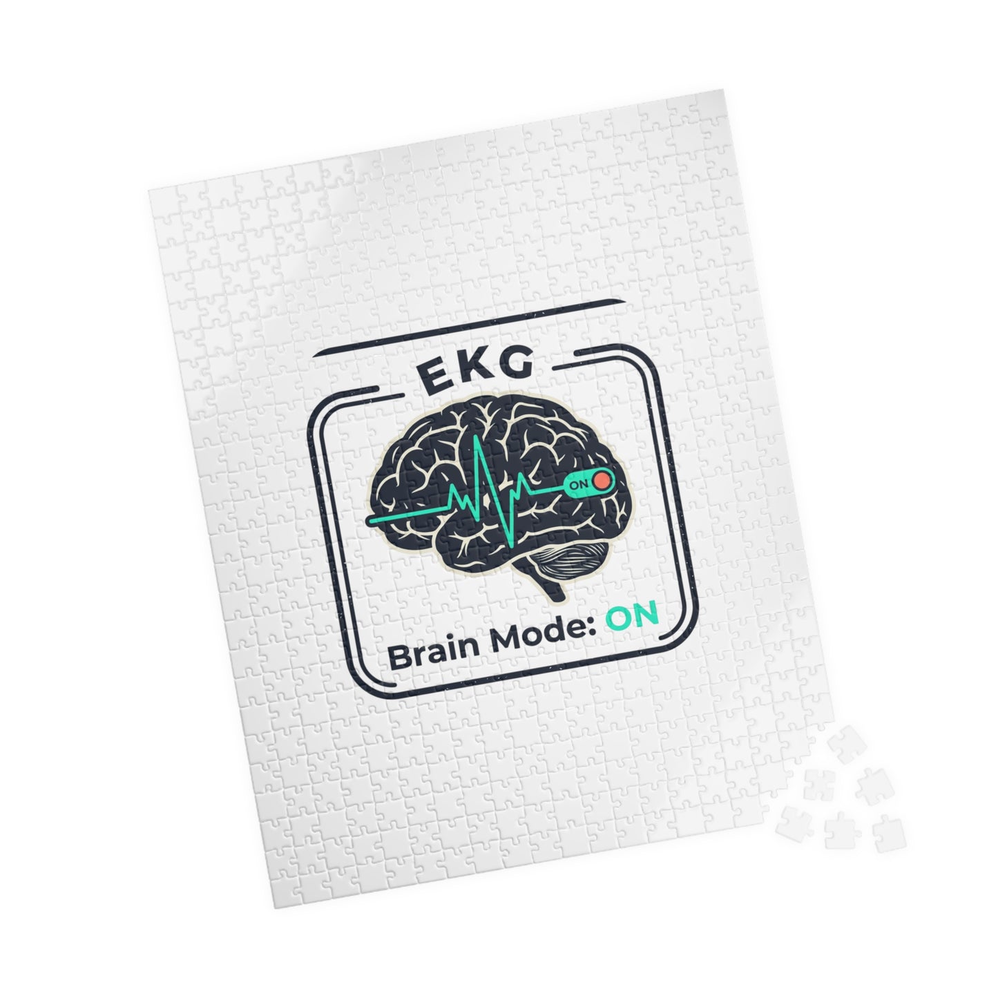Brain Mode: ON Puzzle — EKG Brain Jigsaw (110–1014 pcs)