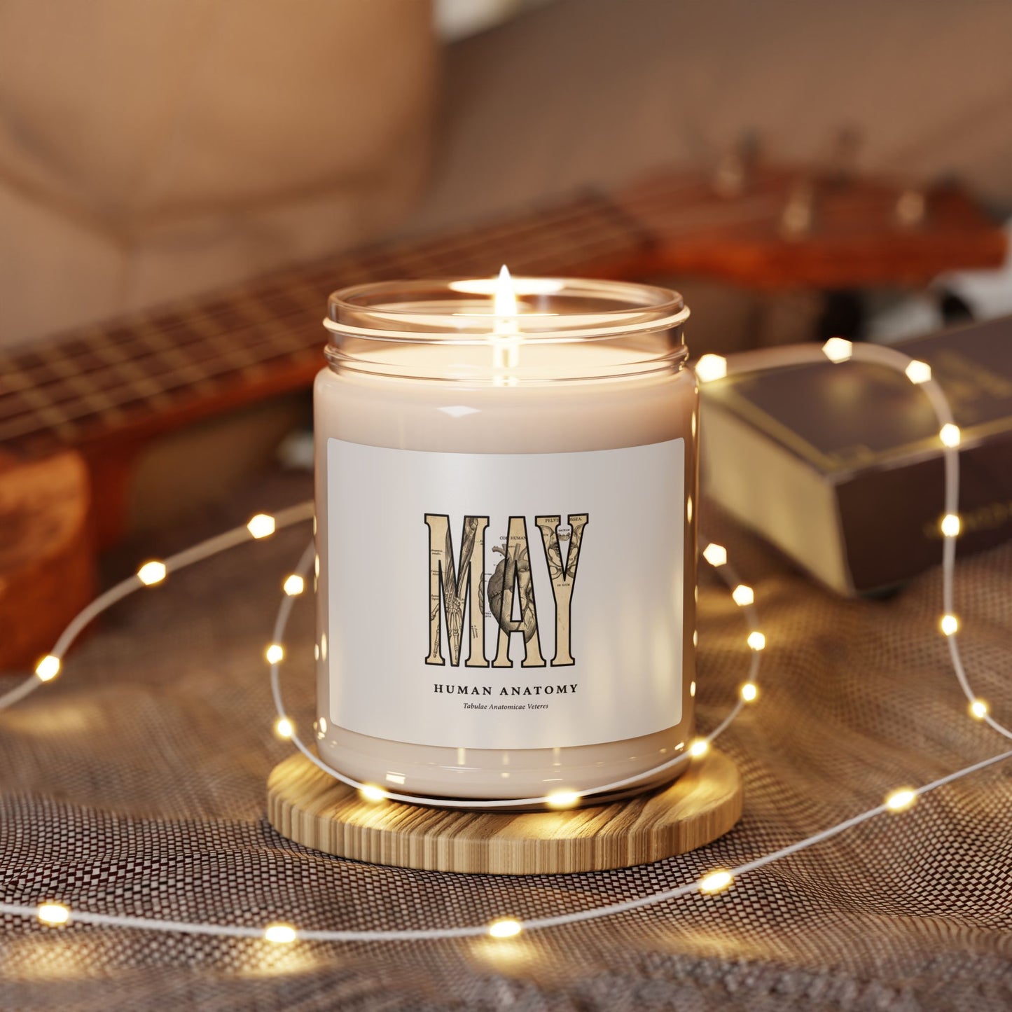 May Birth Flower Candle | Soy Candle, Personalized Botanical Birth Month