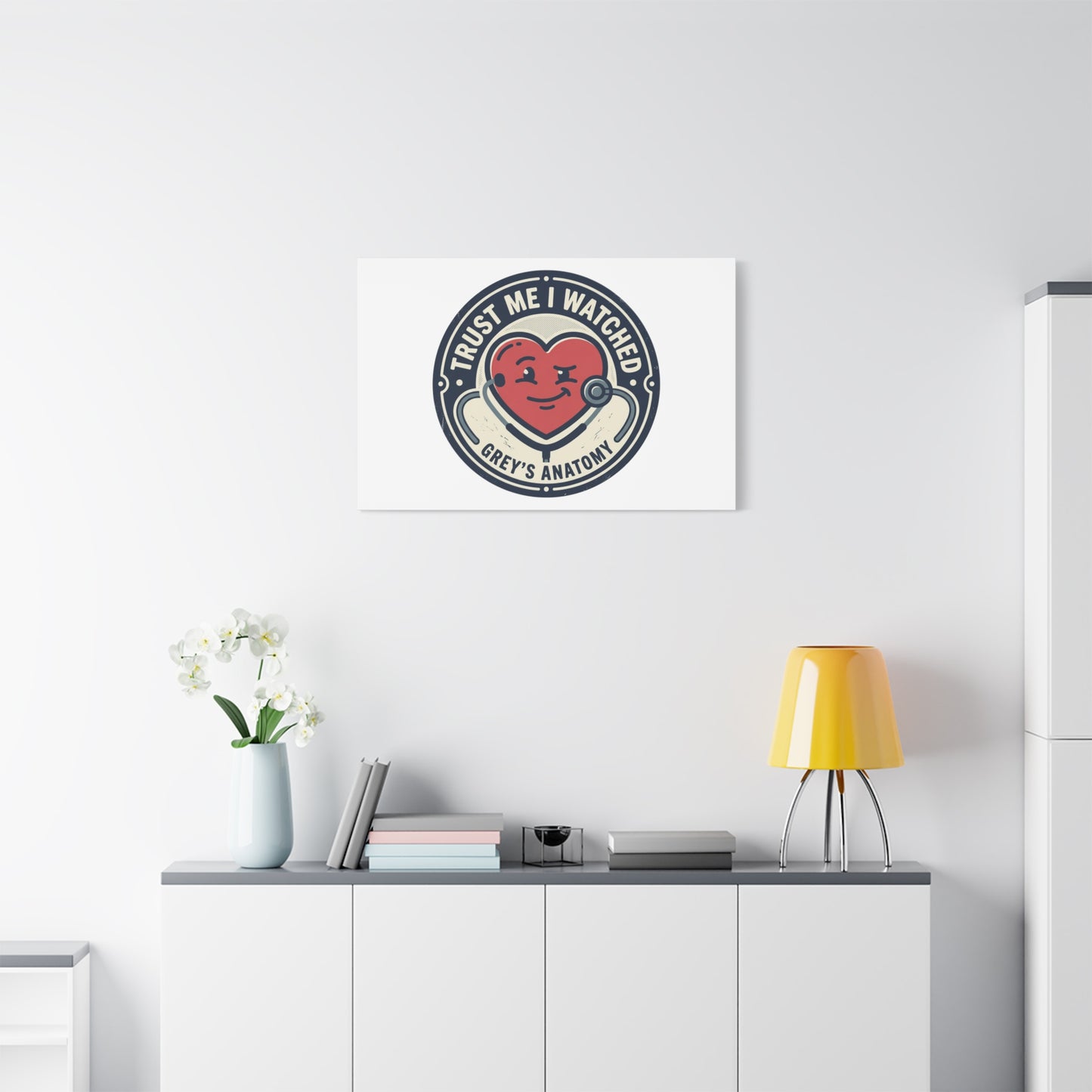 'Trust Me I Watched Grey’s Anatomy' Matte Canvas Wall Art