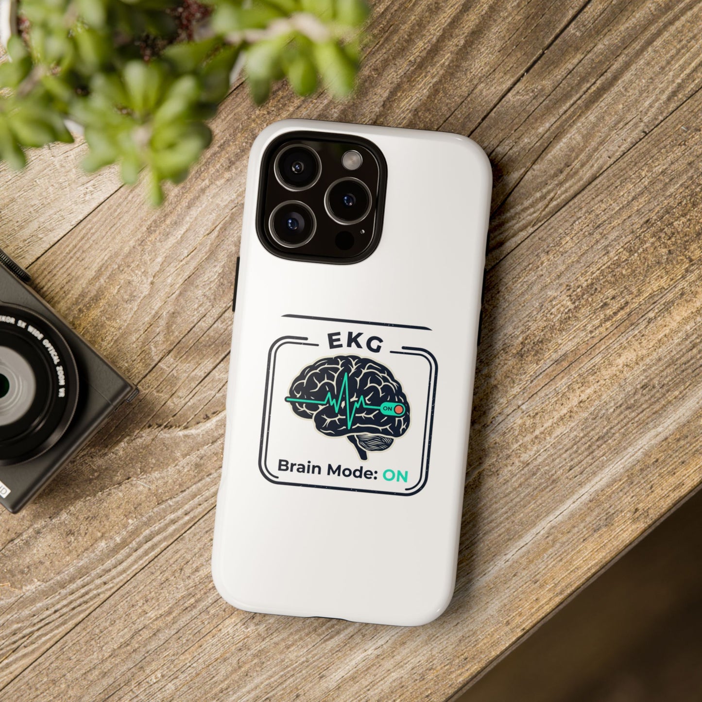 Tough Cases — 'EKG Brain Mode: ON' Phone Case