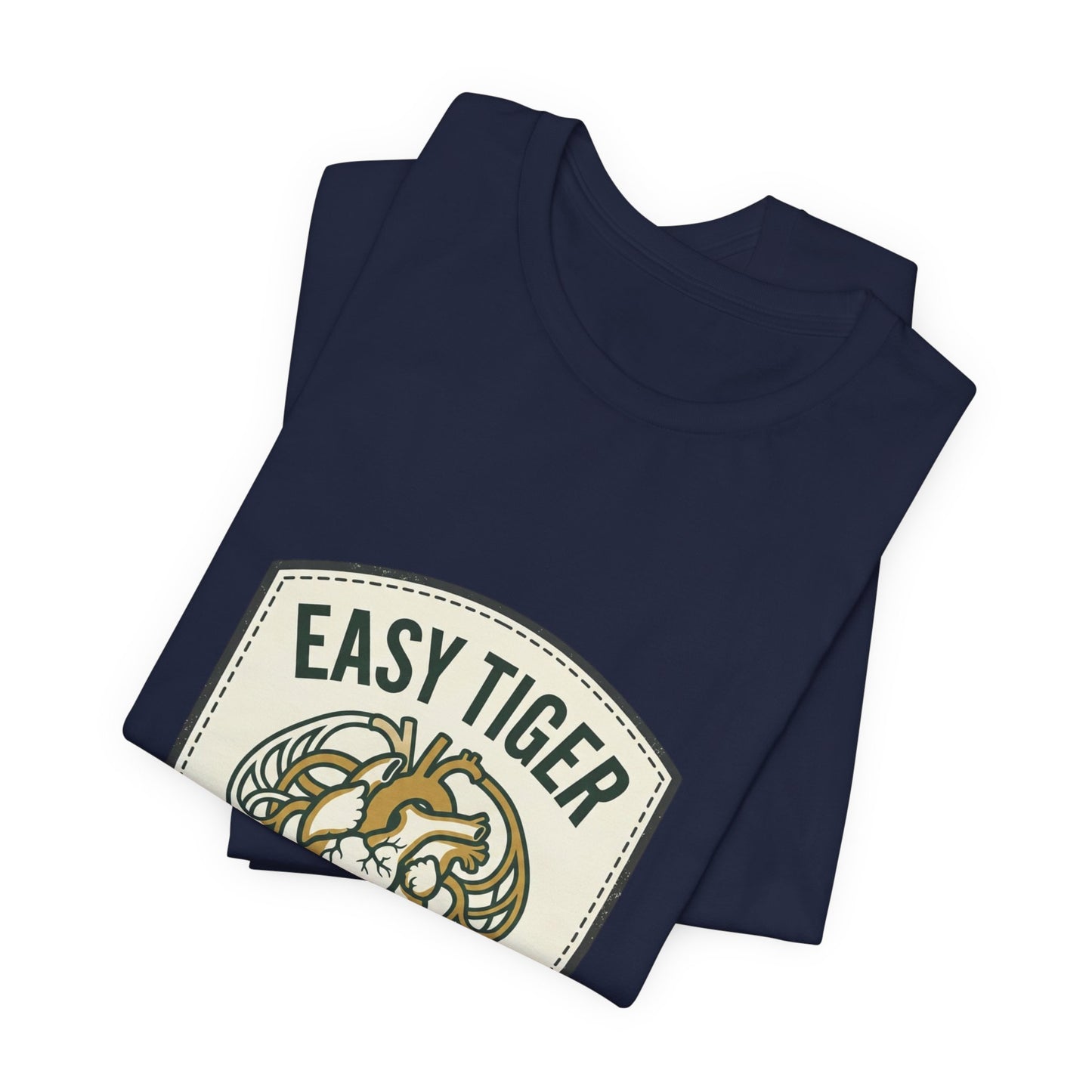 Easy Tiger Retro Tiger Crest Tee | Vintage Summer Camp, Tropical Badge