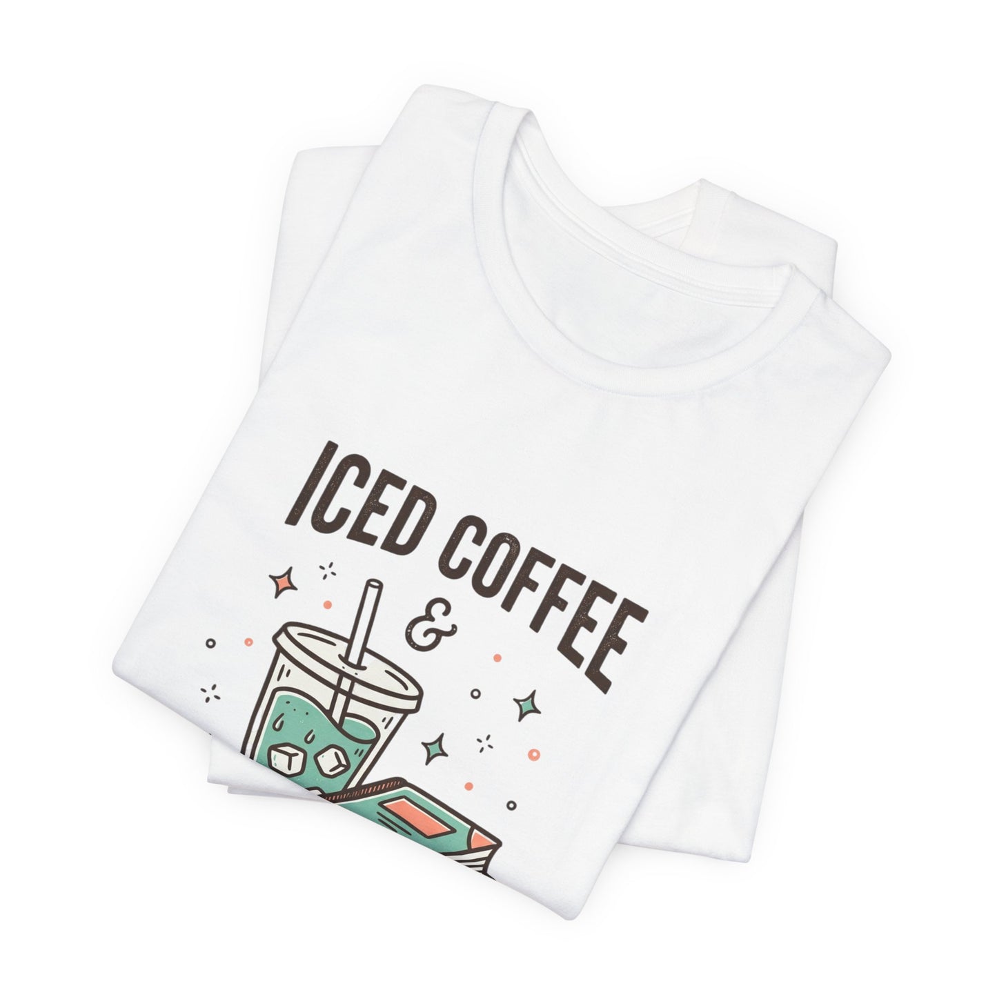 Iced Coffee & Reading Club Tee | Book Girl Summer, BookTok Aesthetic
