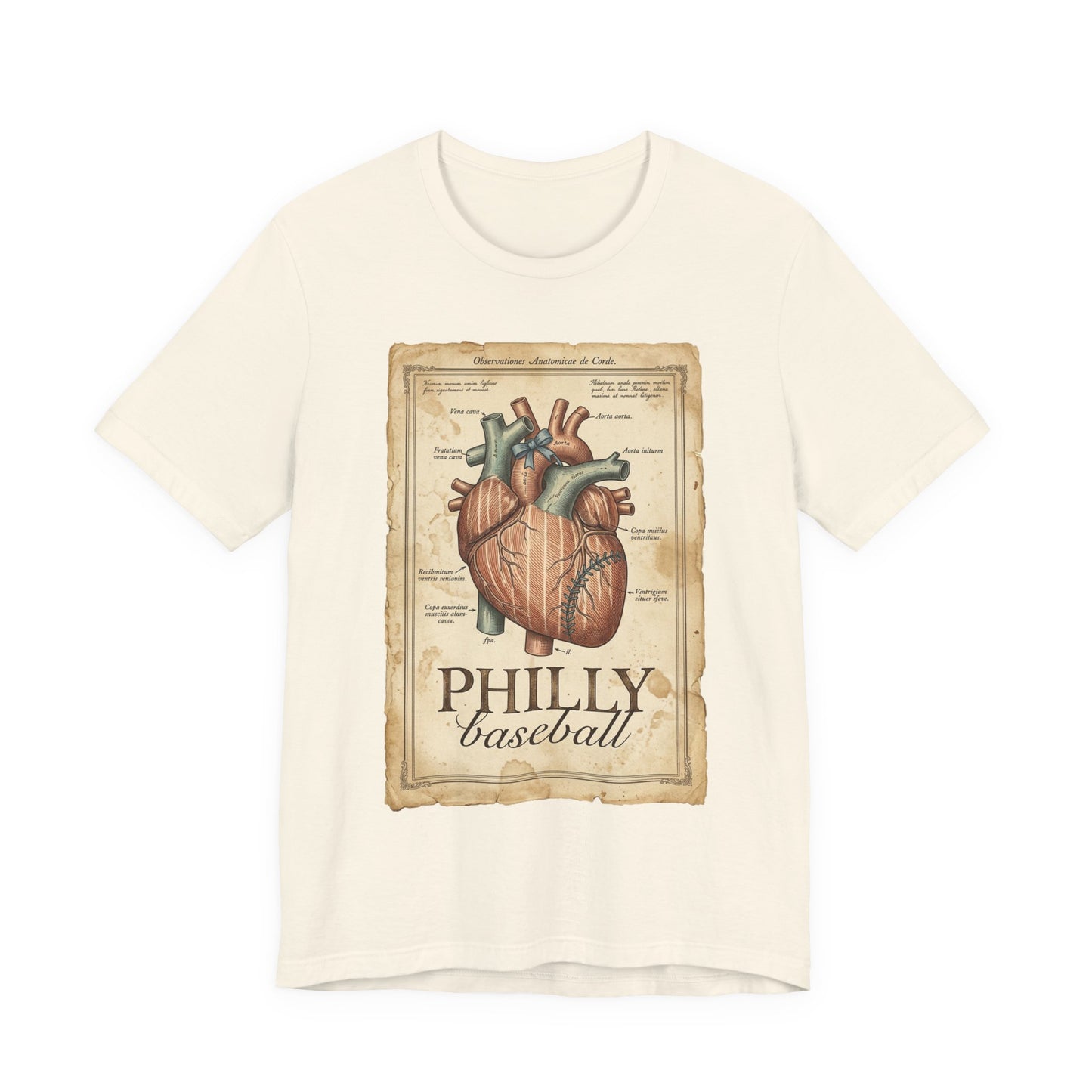 Philly Baseball Heart Tee | Philadelphia Pride, Regional Fan Shirt