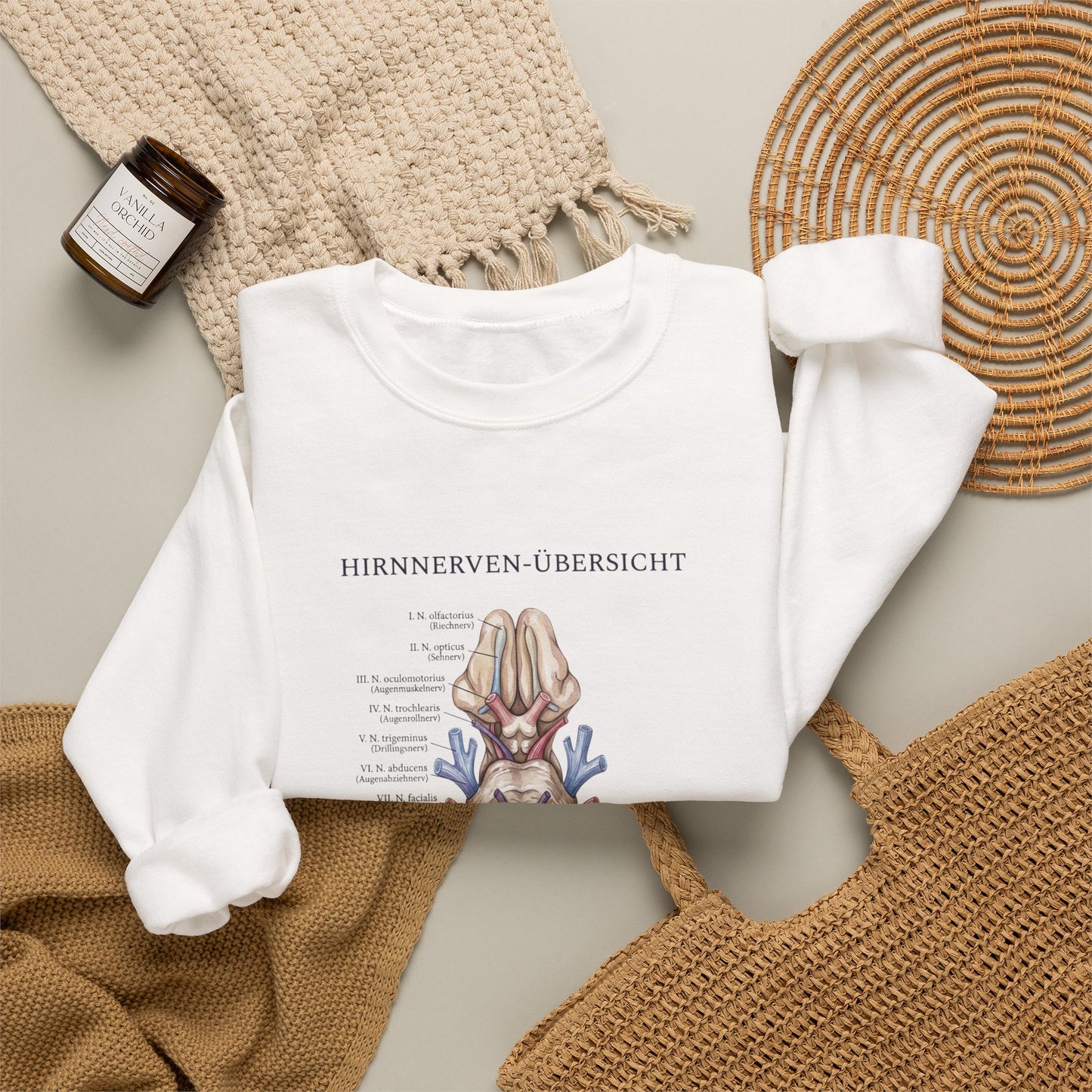 Birth Flower Illustration Sweatshirt | Botanical Birth Month Design