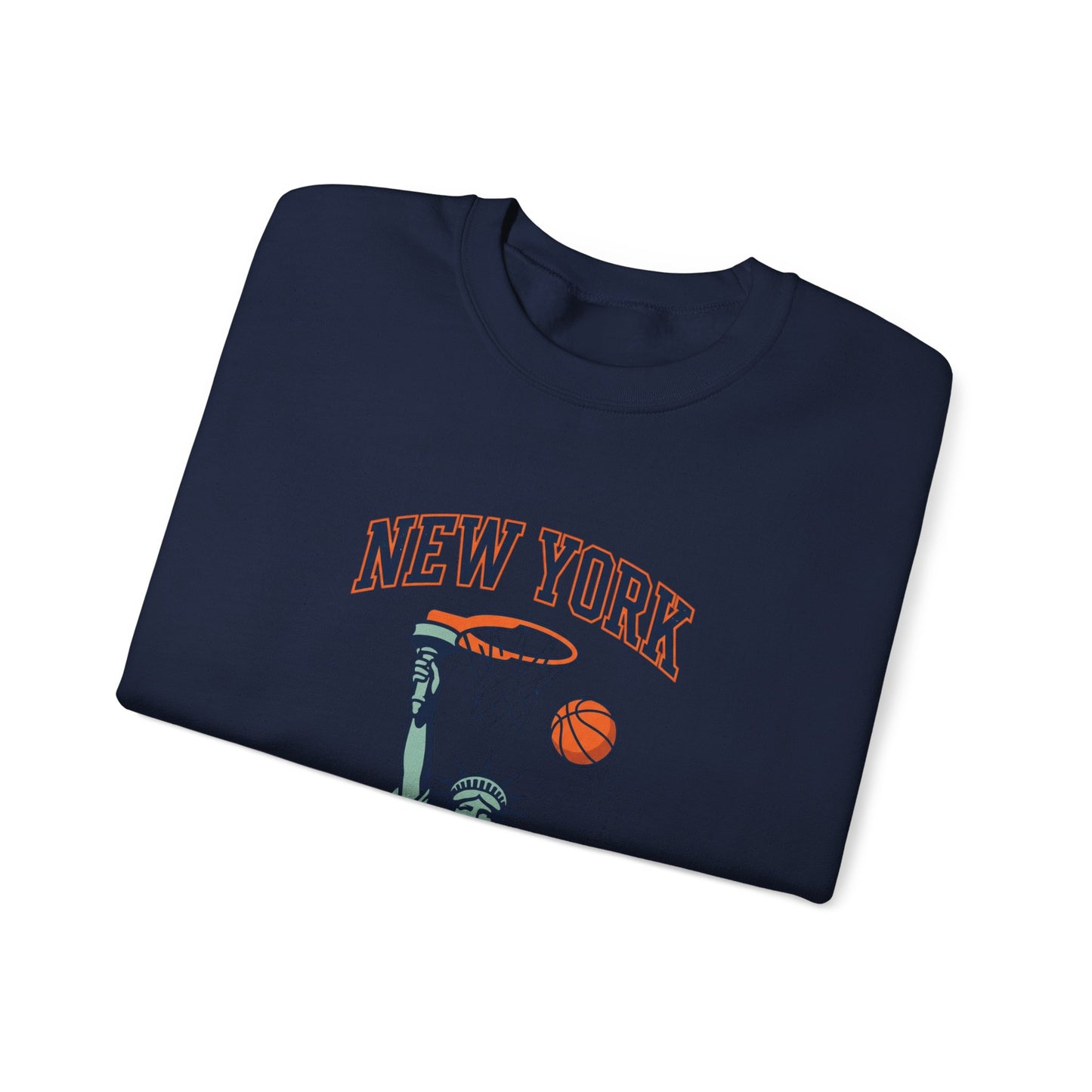 New York City Hoops Crewneck Sweatshirt | NY Basketball City Pride