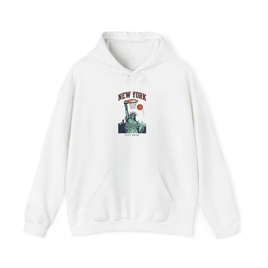 New York Statue of Liberty Basketball Hoodie | NY Basketball Streetwear