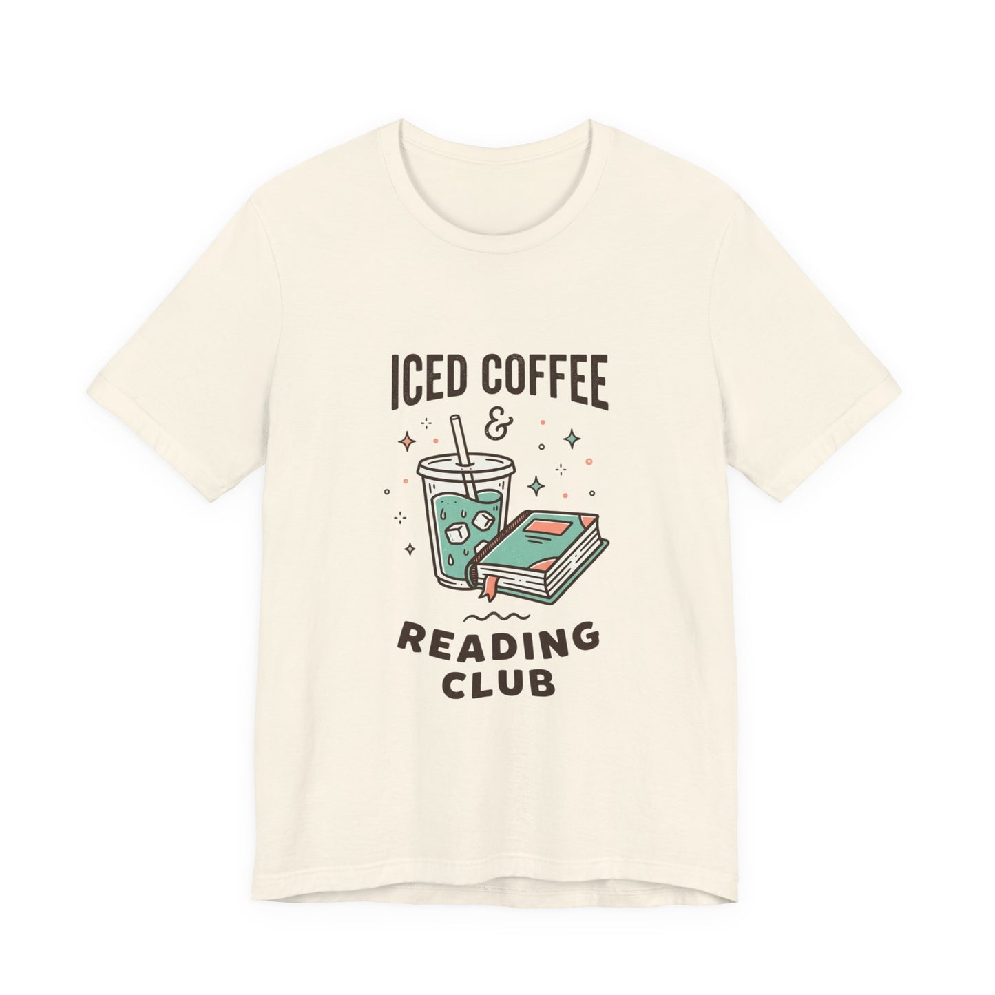 Iced Coffee & Reading Club Tee | Book Girl Summer, BookTok Aesthetic