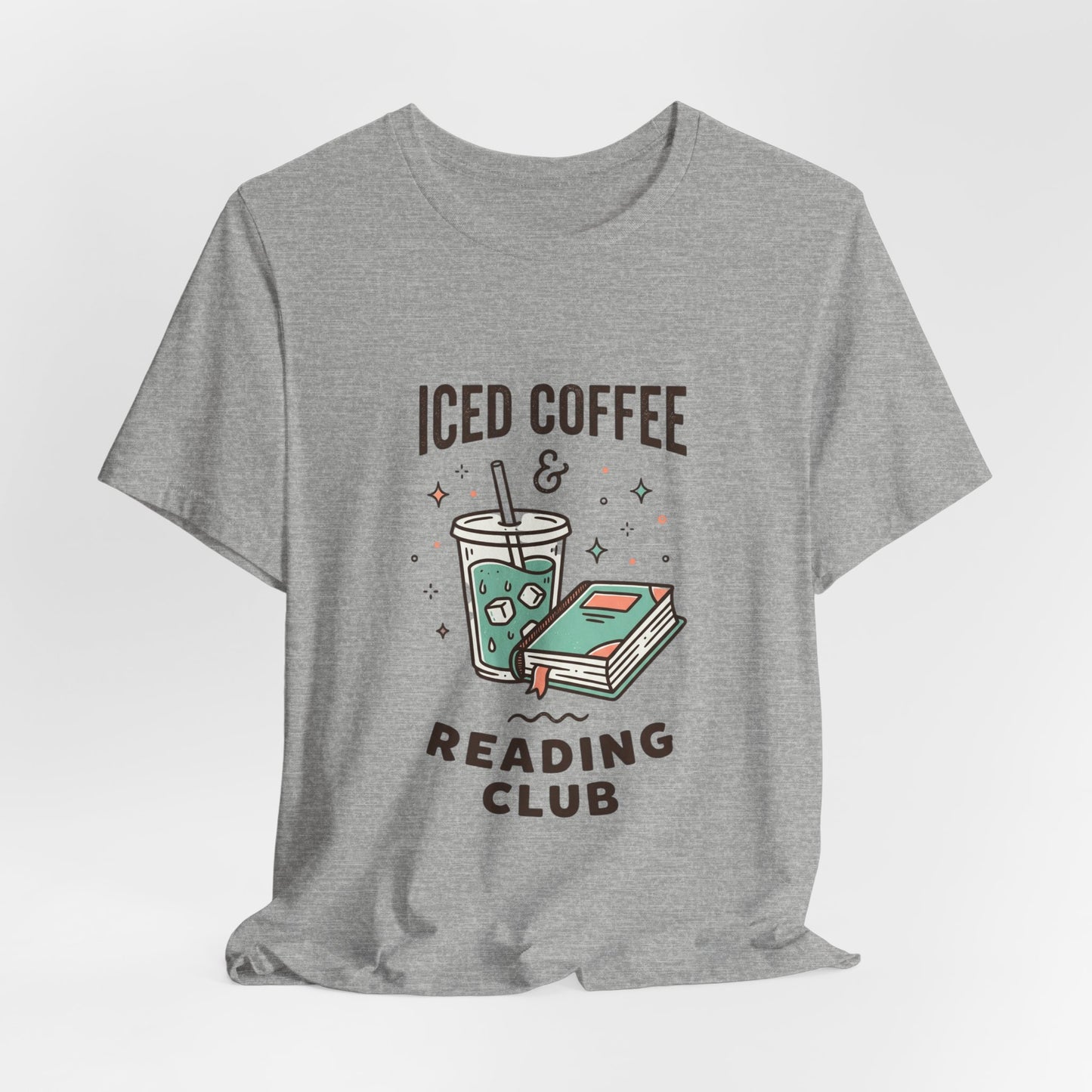Iced Coffee & Reading Club Tee | Book Girl Summer, BookTok Aesthetic