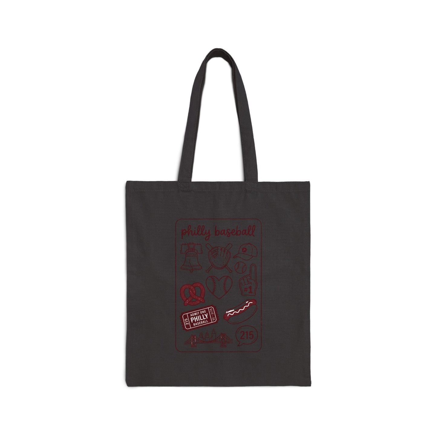 Philly Baseball Icons Tote | Philadelphia pride, 215 city symbols