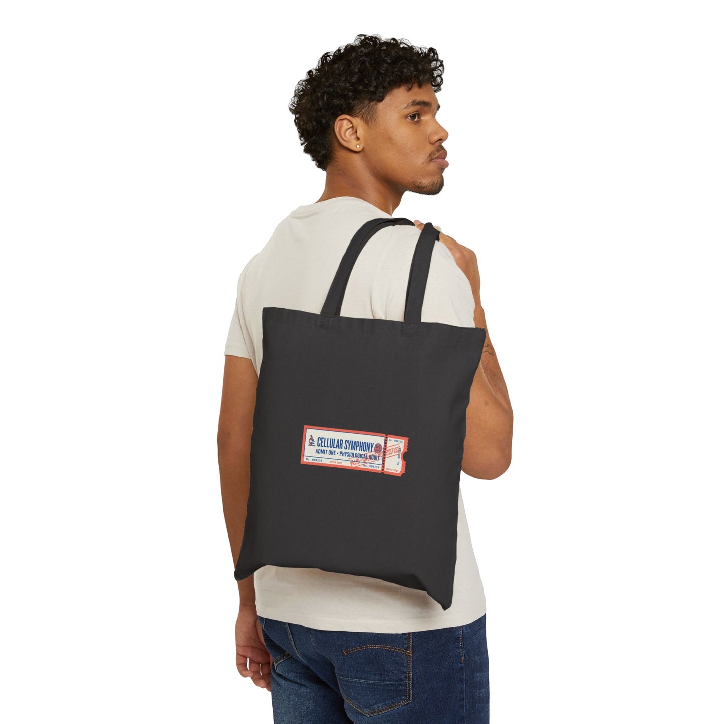 Vintage Library Ticket Tote | Book Girl Summer, BookTok Aesthetic