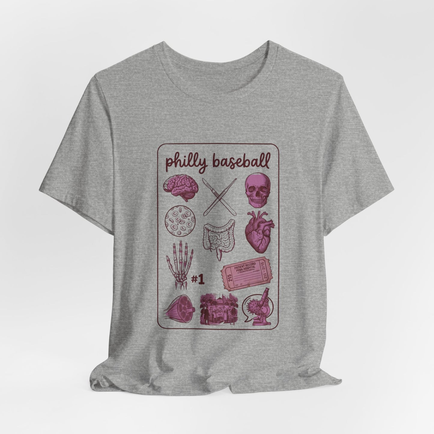 Philly Baseball Icons Tee | Philadelphia Pride, Local Sportswear