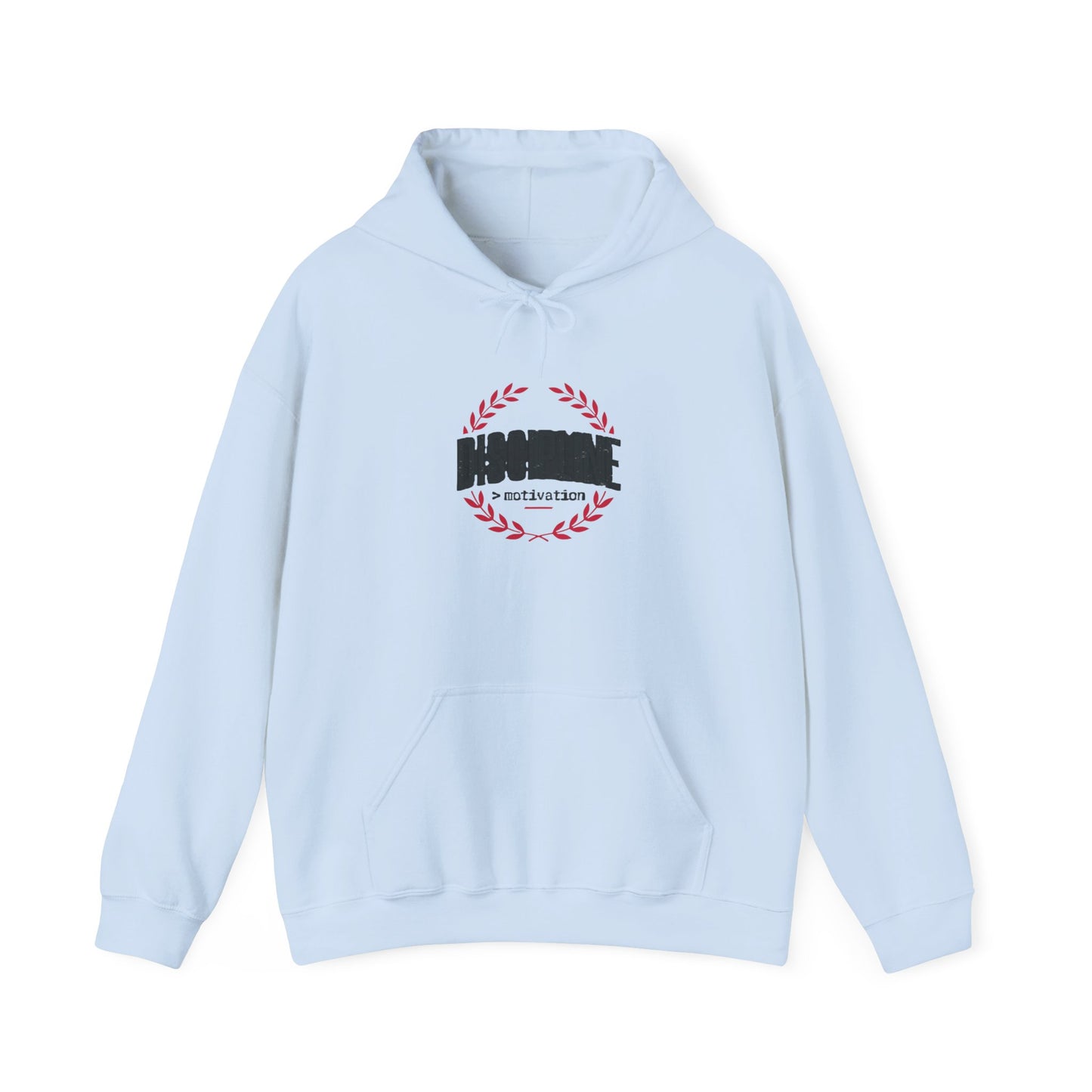 Discipline > Motivation Hoodie — Inspirational Athletic Sweatshirt