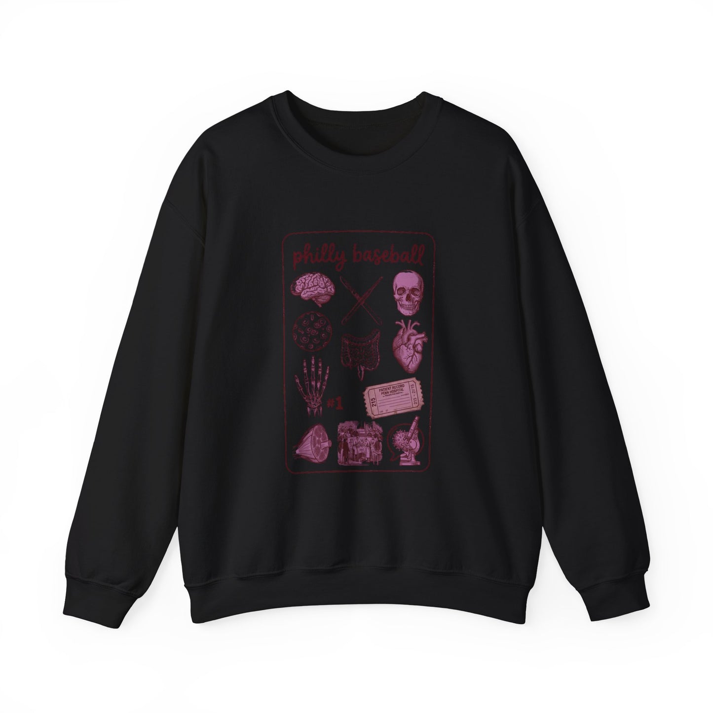 Philly Baseball Pride Crewneck Sweatshirt | Regional City Baseball Graphic