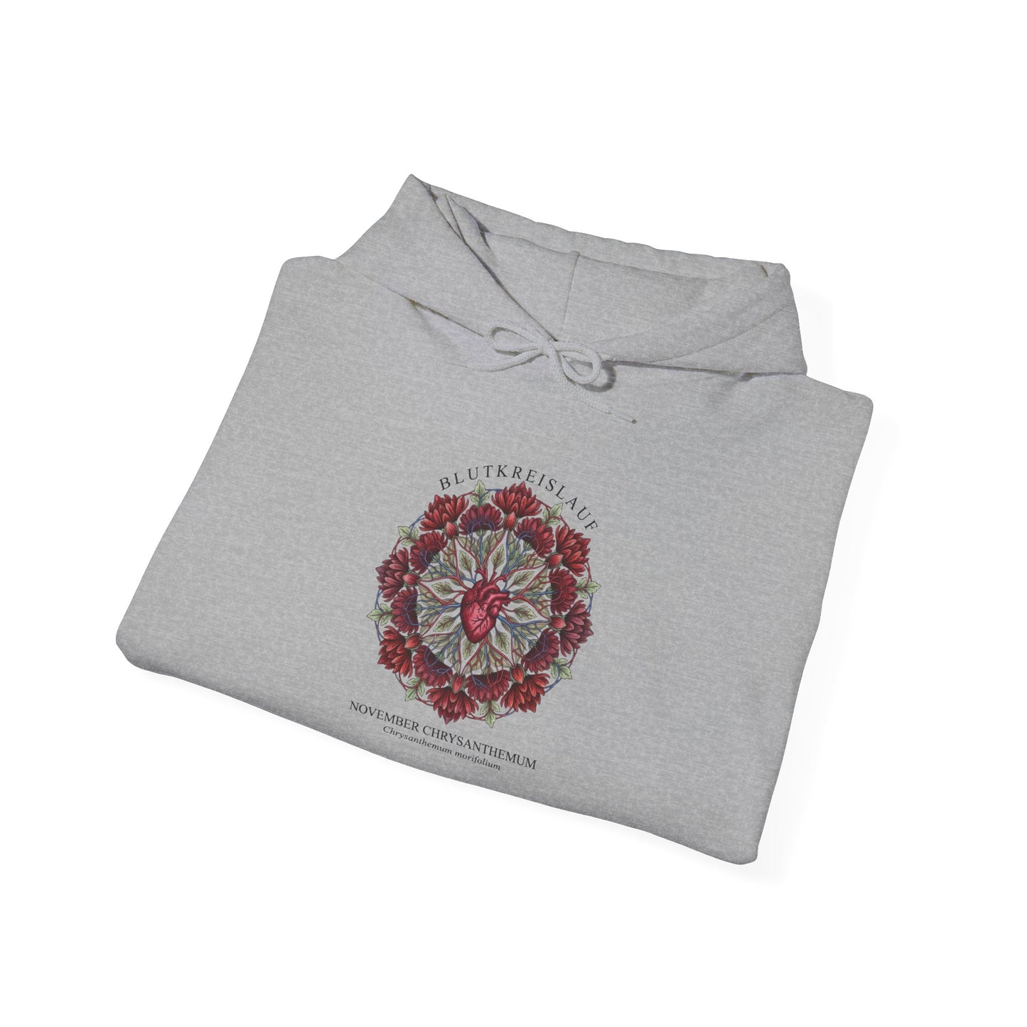 January Carnation Birth Flower Hoodie | Botanical Birth Month Design