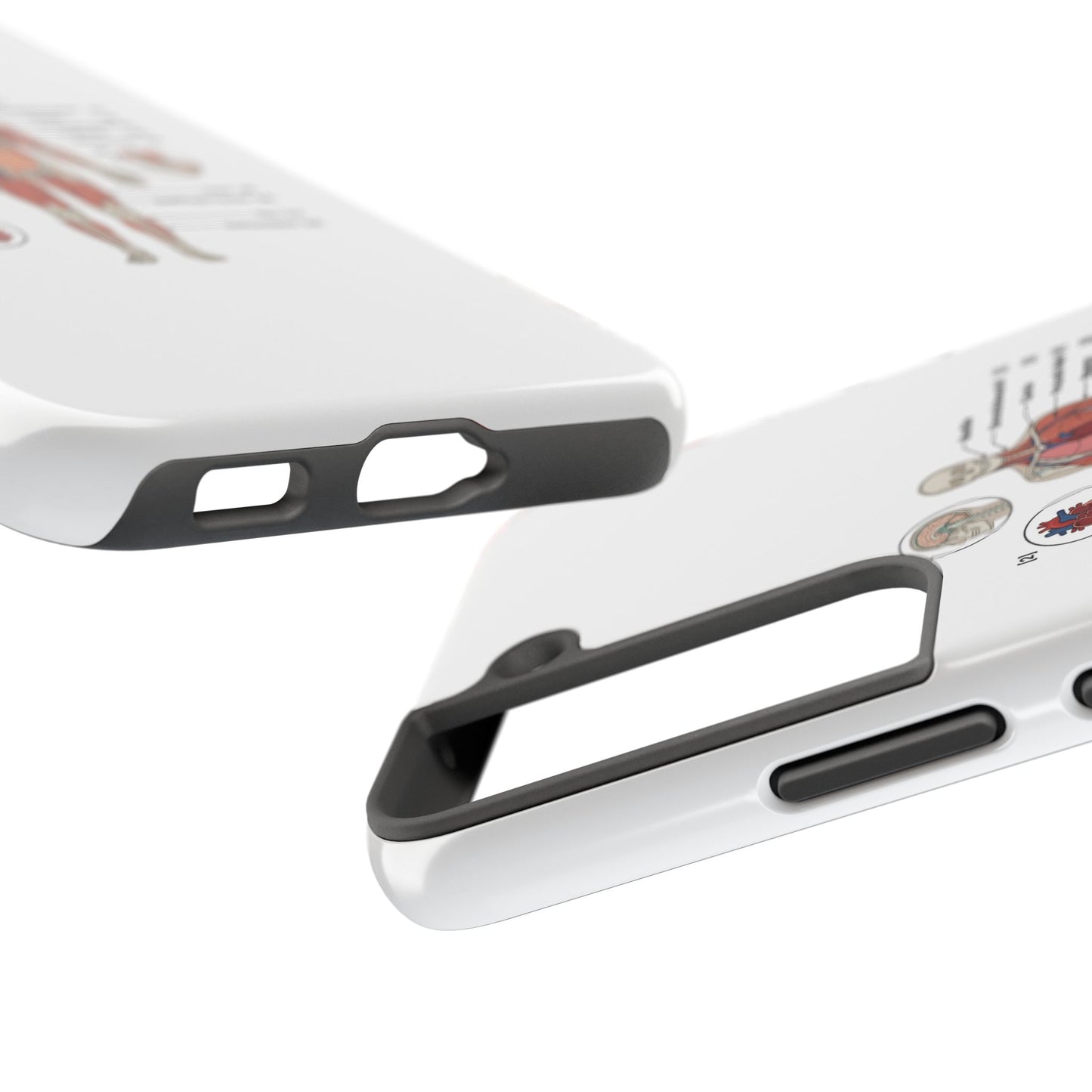 Anatomy Study Phone Case — Human Anatomy Diagram for Medical Students