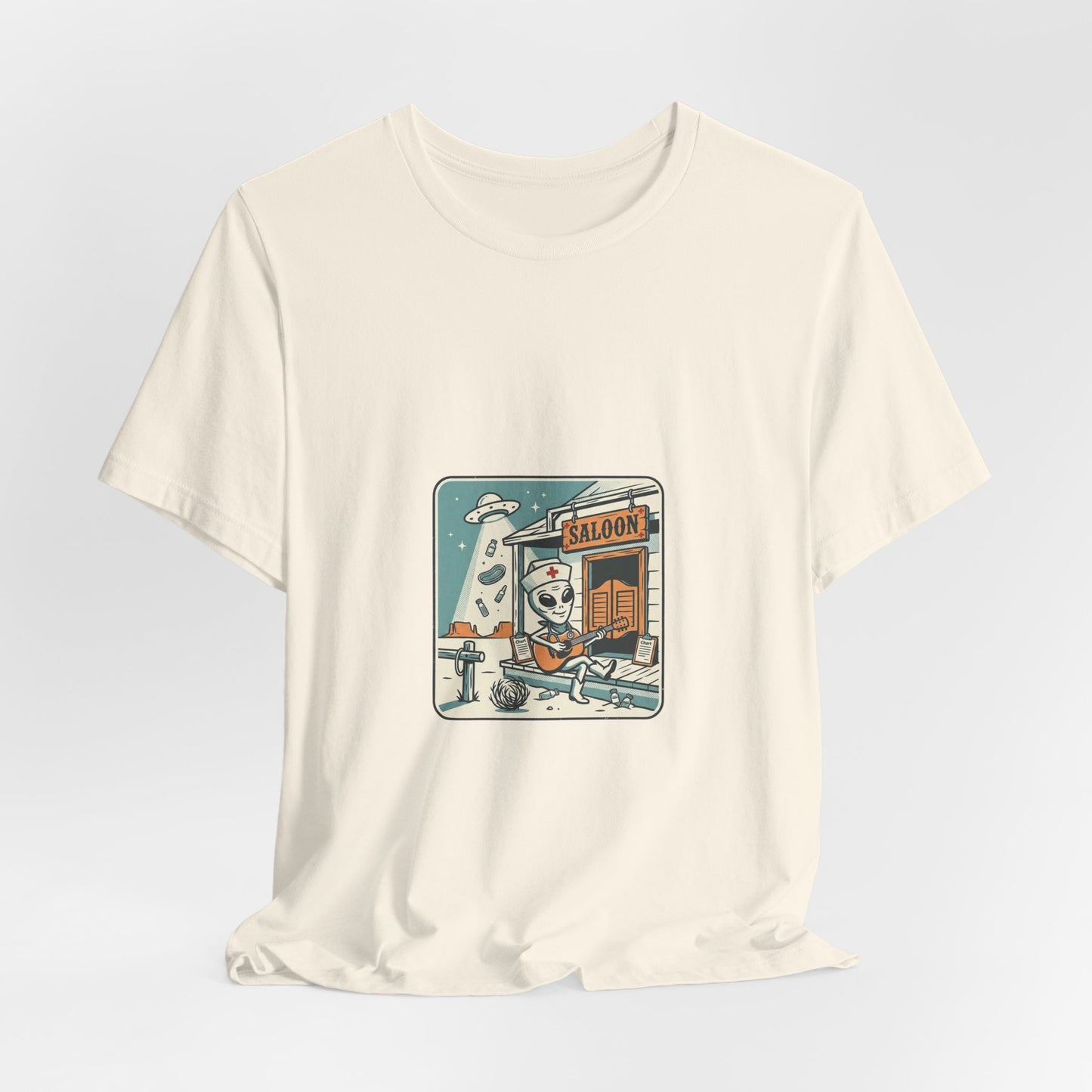 Howdy Alien Cowboy Tee | Retro UFO Desert Graphic