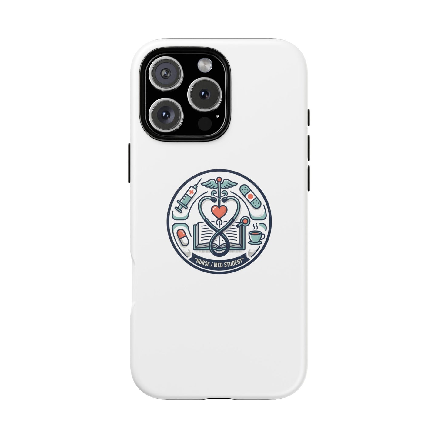 Nurse Aesthetic Tough Case — Medical Student Phone Case