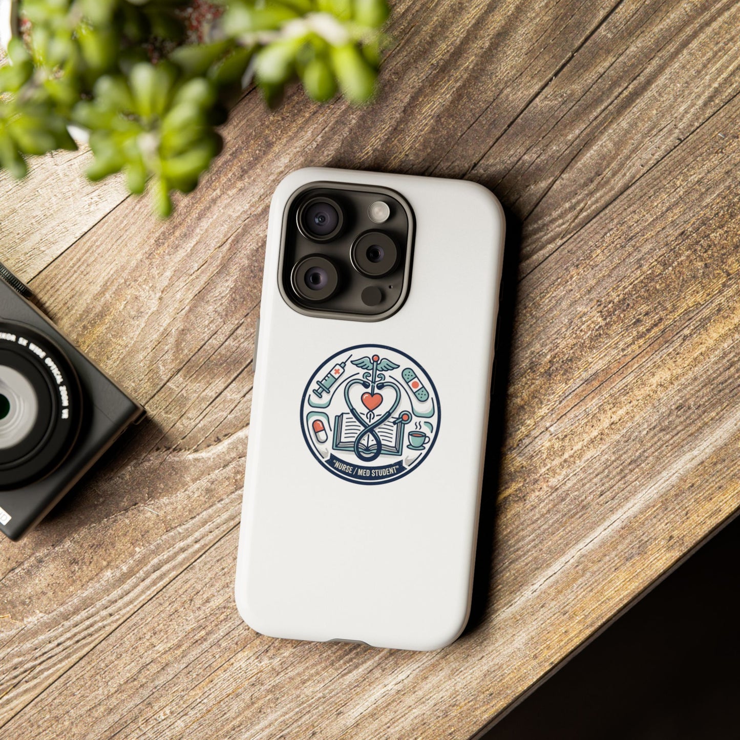Nurse Aesthetic Tough Case — Medical Student Phone Case