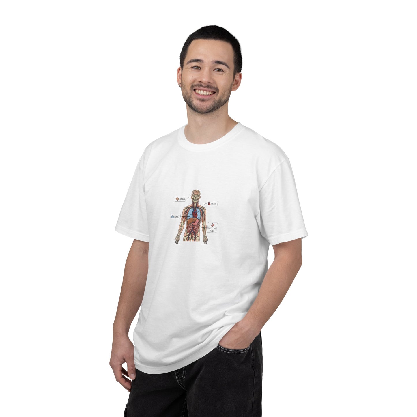 Human Anatomy Diagram T-Shirt — Medical Student Anatomy Tee