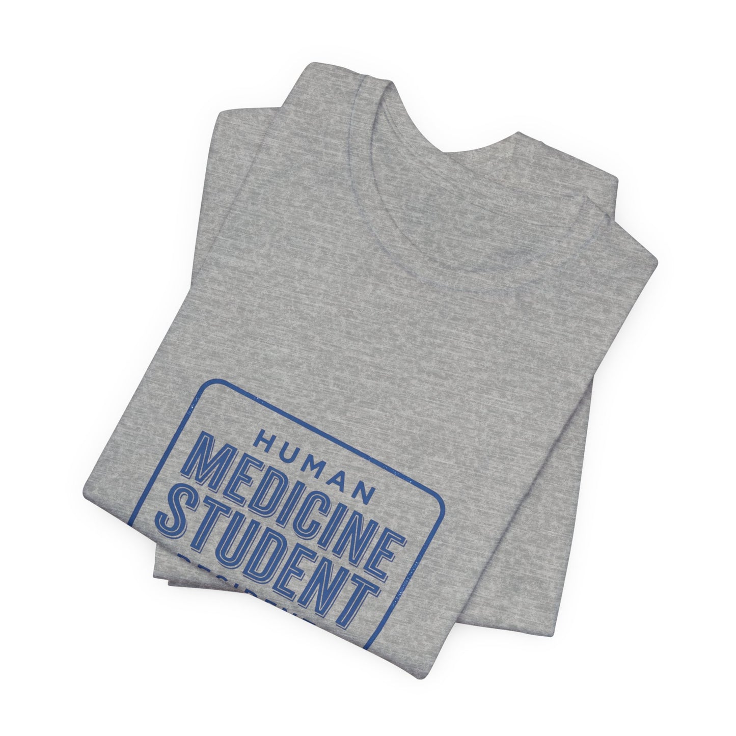 Medicine Student Badge T-Shirt | Vintage Typography, Retro Diner Style