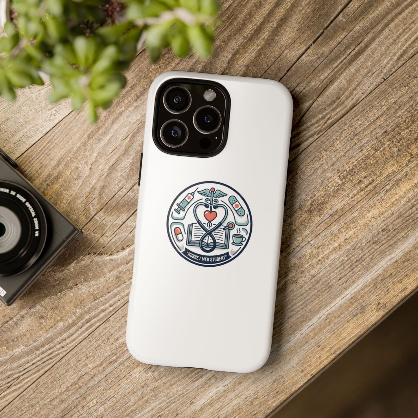 Nurse Aesthetic Tough Case — Medical Student Phone Case