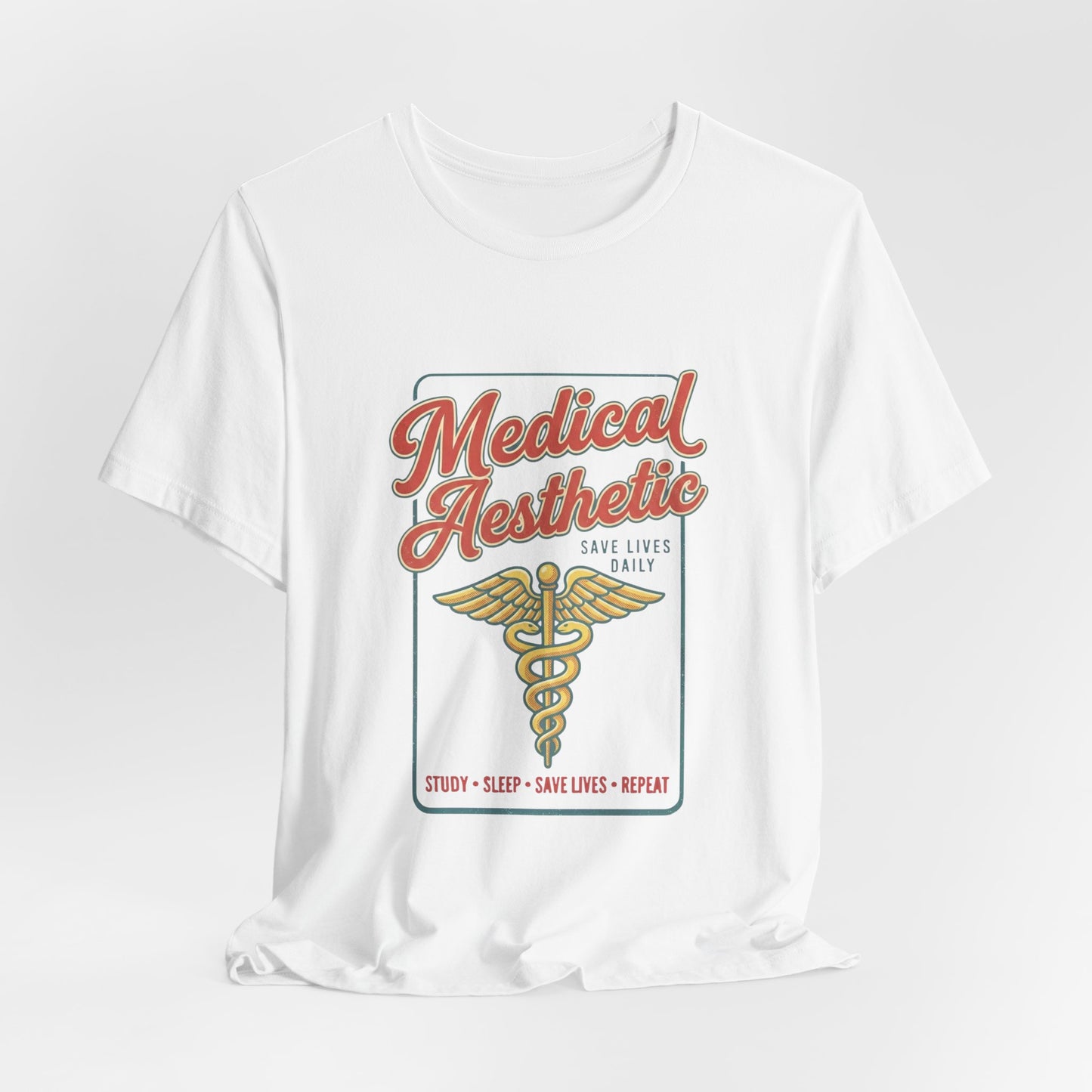 Medical Aesthetic Tee | Vintage Medical Graphic, Retro Typography